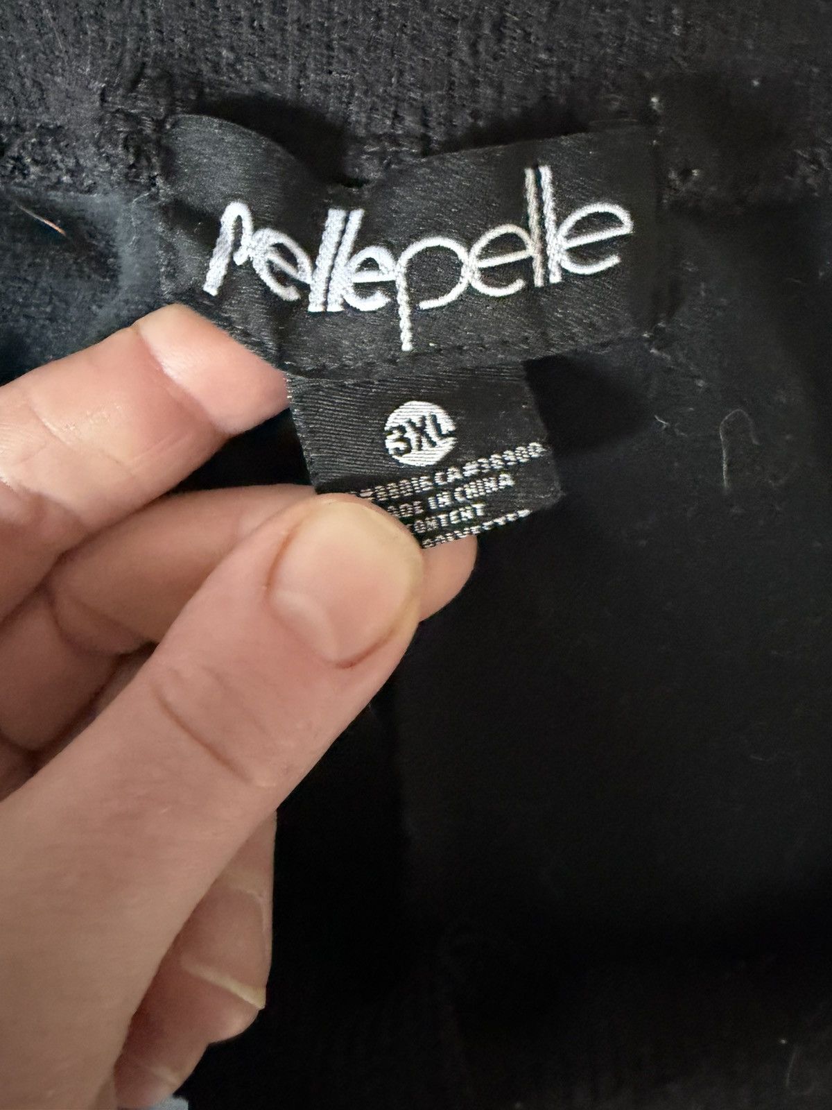 Pelle Pelle VTG Pelle Pelle Black Satin Wide Leg y2k 3XL Size US 38 / EU 54 - 4 Thumbnail