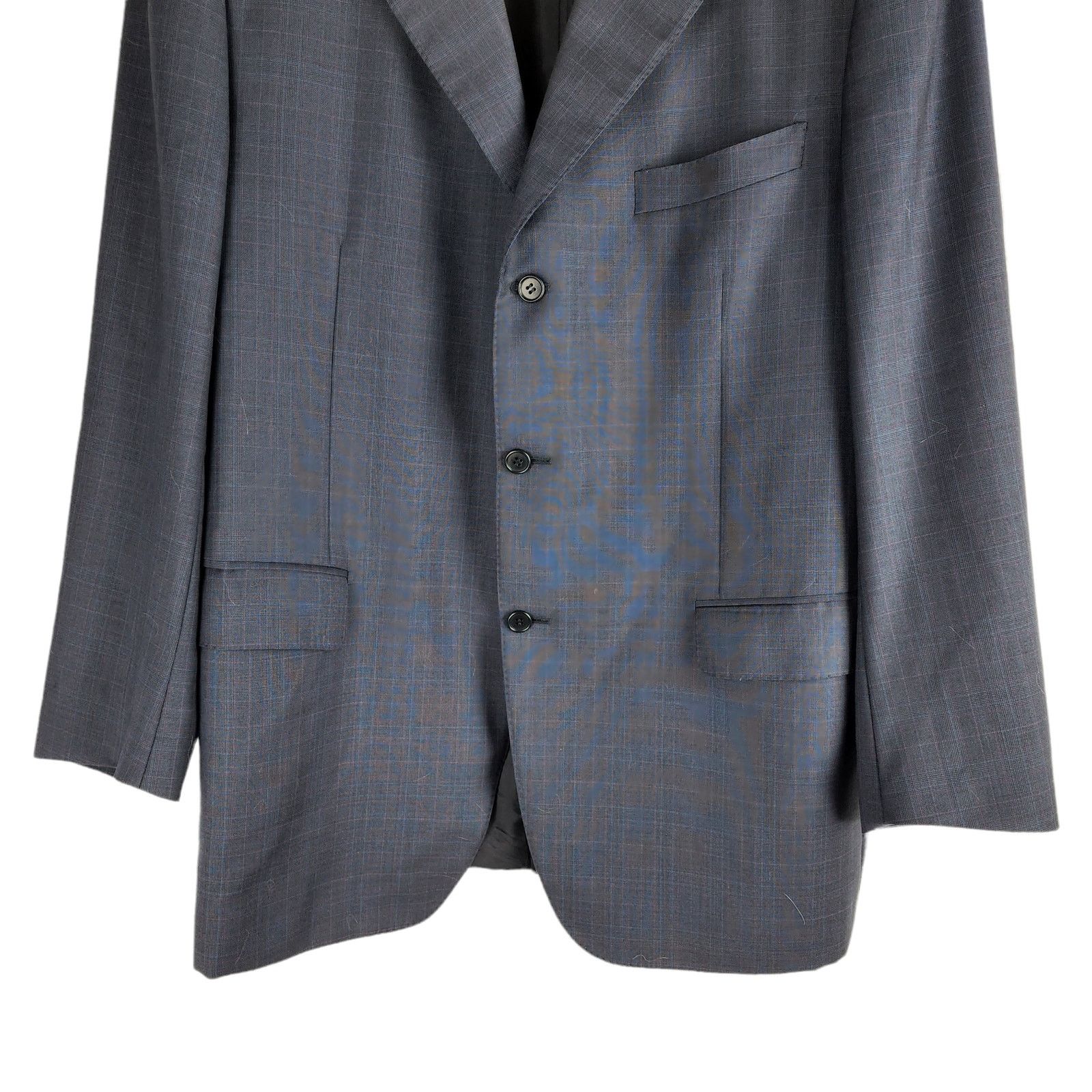 Canali Canali Super 120s Wool Three Button Pin Stripe Blazer 46R Size 46R - 3 Thumbnail