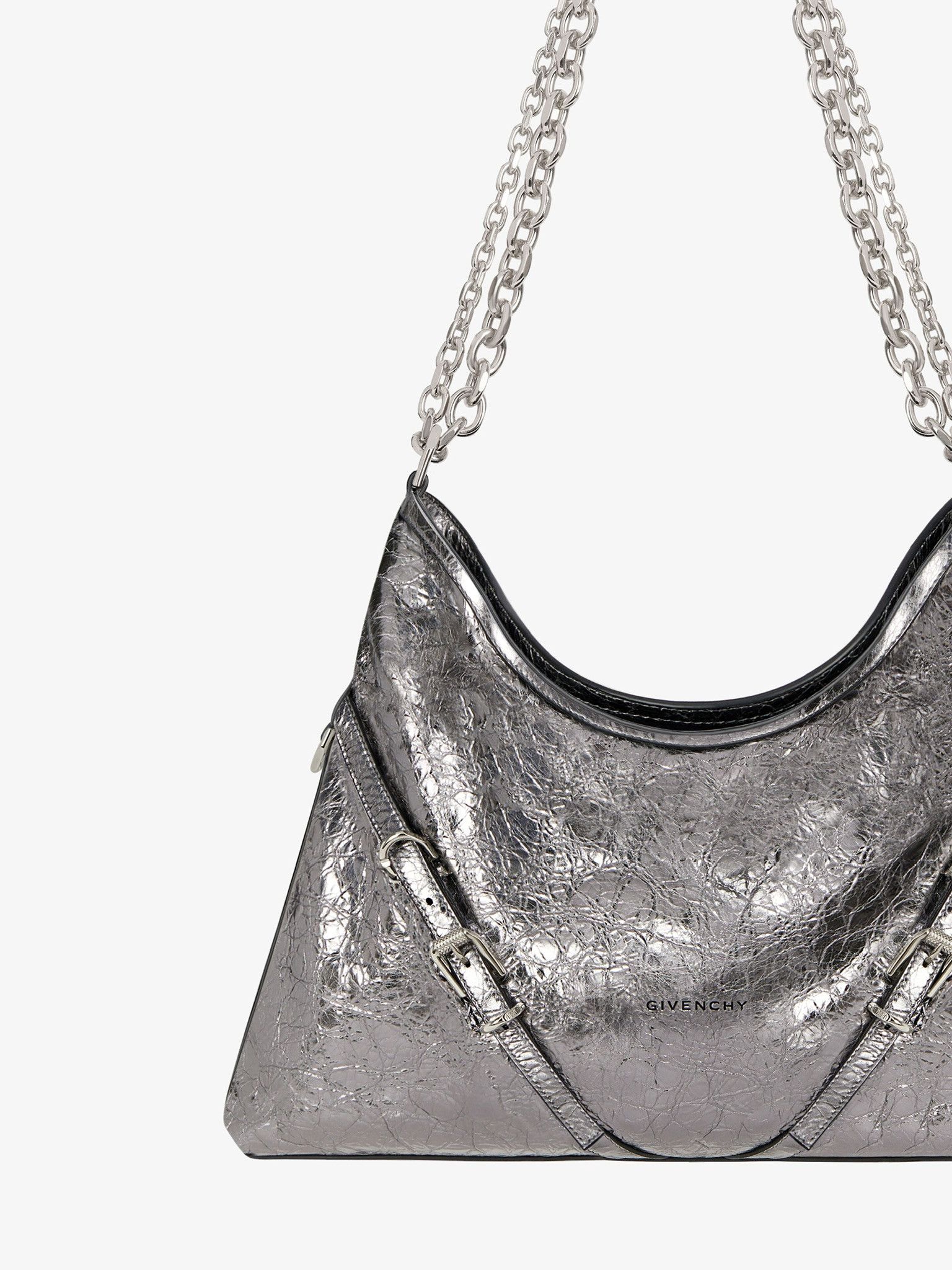 Givenchy o1w1db10325 Size: OS/Voyou Chaing Bag in Silver/Grey Size ONE SIZE - 2 Thumbnail