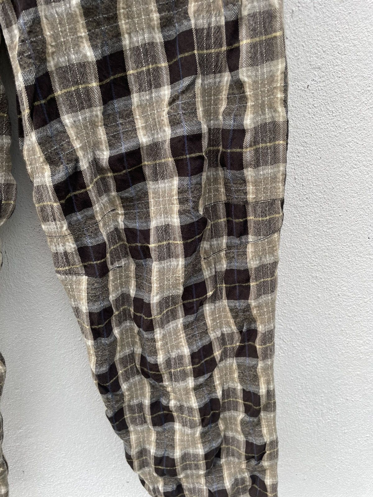 If Six Was Nine × Kenzo Kenzo Homme Checked Long Zipper Back Side Pants Size US 38 / EU 54 - 6 Thumbnail
