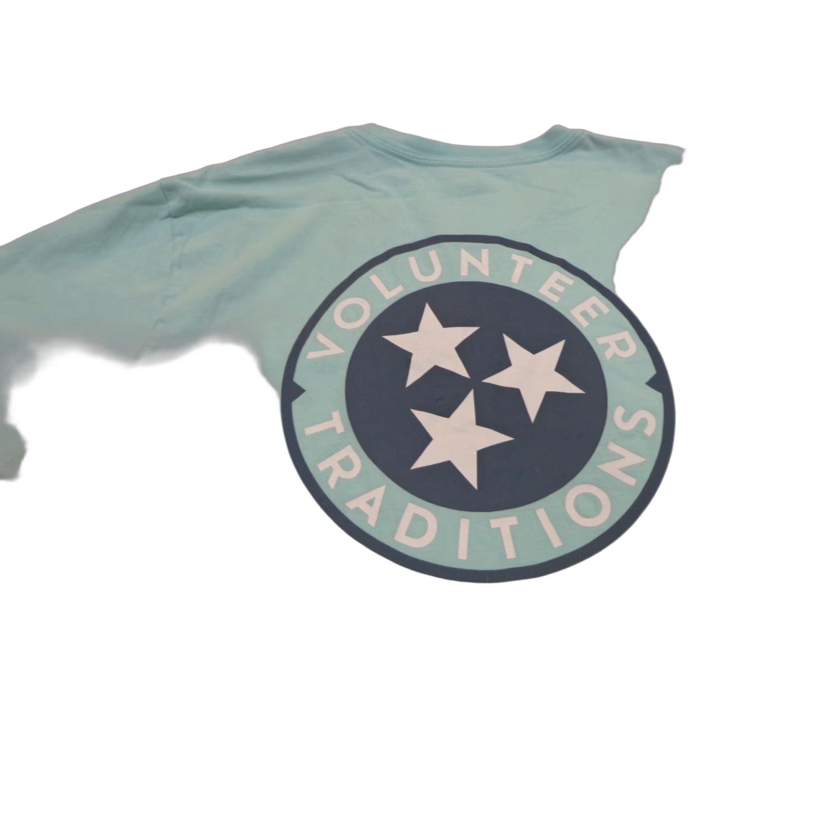 Vintage Volunteer Traditions Tri-Star Graphic Pocket T Shirt - L Mens Blue Size US L / EU 52-54 / 3 - 1 Thumbnail