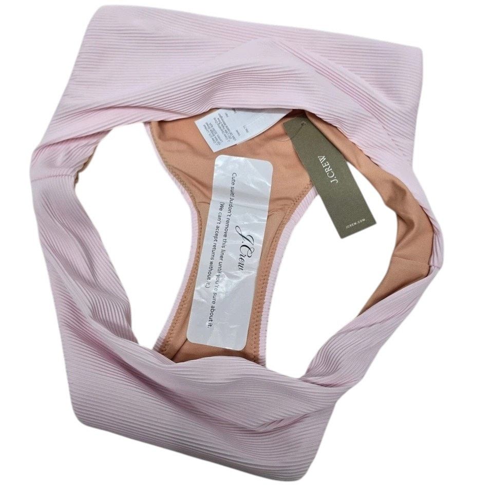 J.Crew NWT J. Crew Ribbed high-rise cheeky bikini bottom Size S Size ONE SIZE - 9 Thumbnail