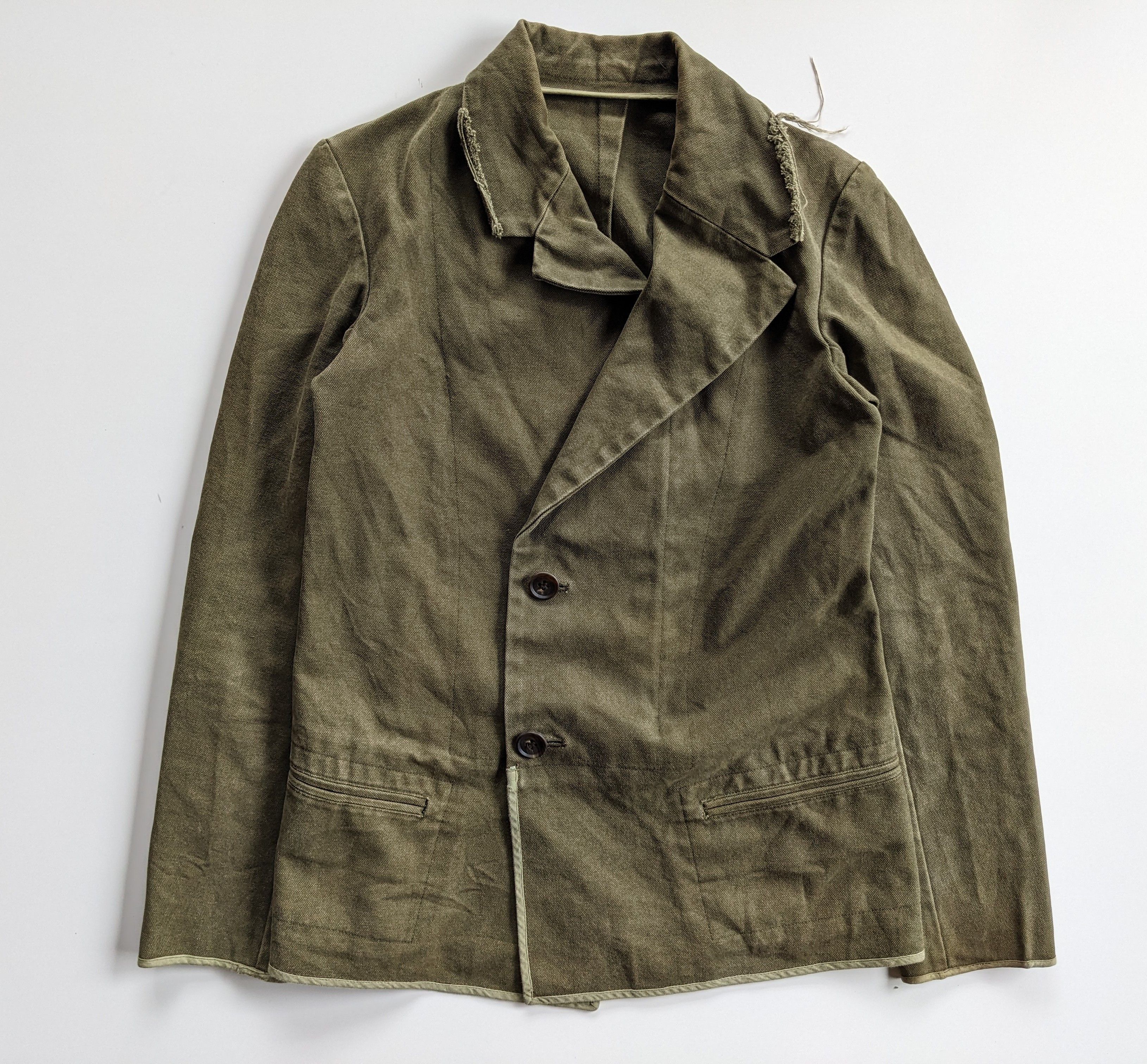 Vintage Y's Yohji Yamamoto olive green blazer