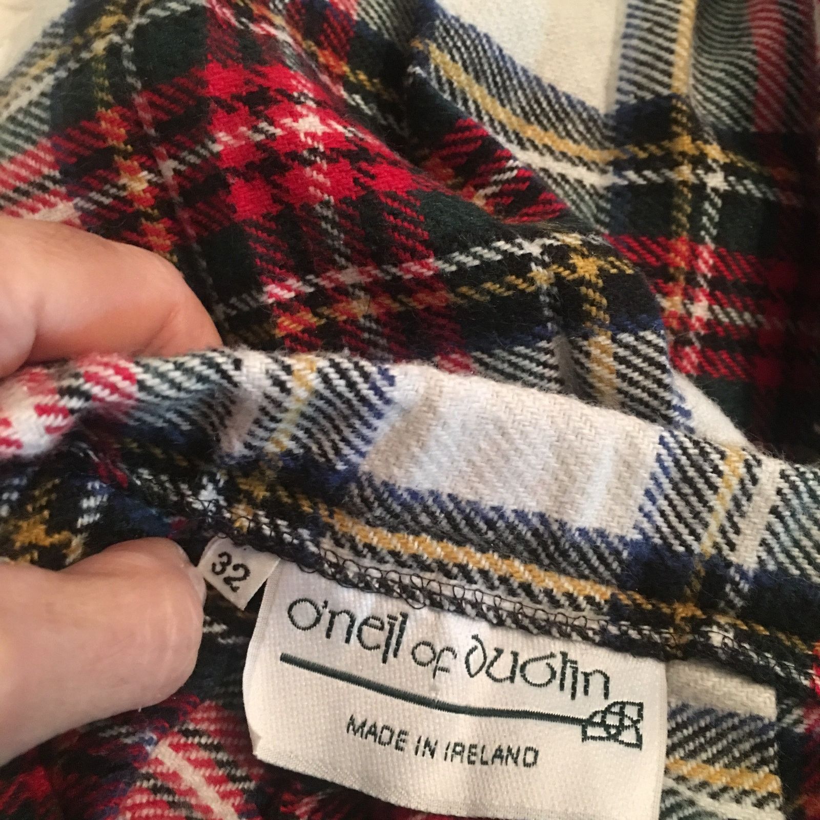 Vintage VINTAGE PLAID KILT SKIRT FROM IRELAND Size 26" / US 2 / IT 38 - 5 Thumbnail