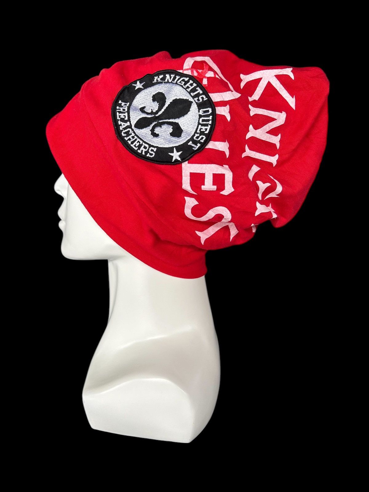 Japanese Brand × Vintage Japanese Punk Bondage Style Big Beanie Hats Rare 🎌🎌☠️☠️ Size ONE SIZE - 1 Thumbnail