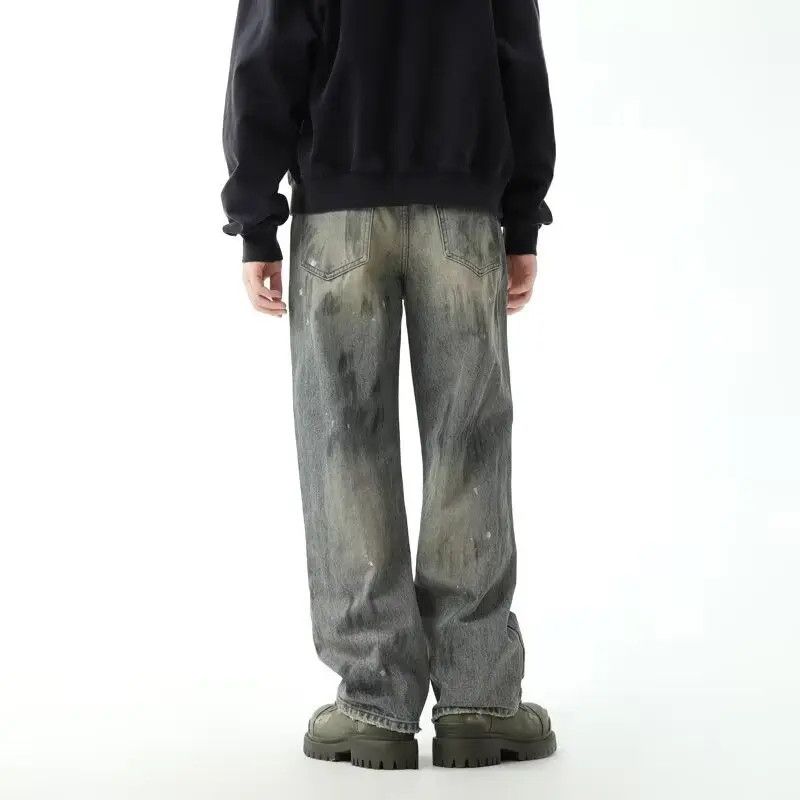 Japanese Brand × Jean Retro high street casual loose jeans Size US 32 / EU 48 - 4 Thumbnail