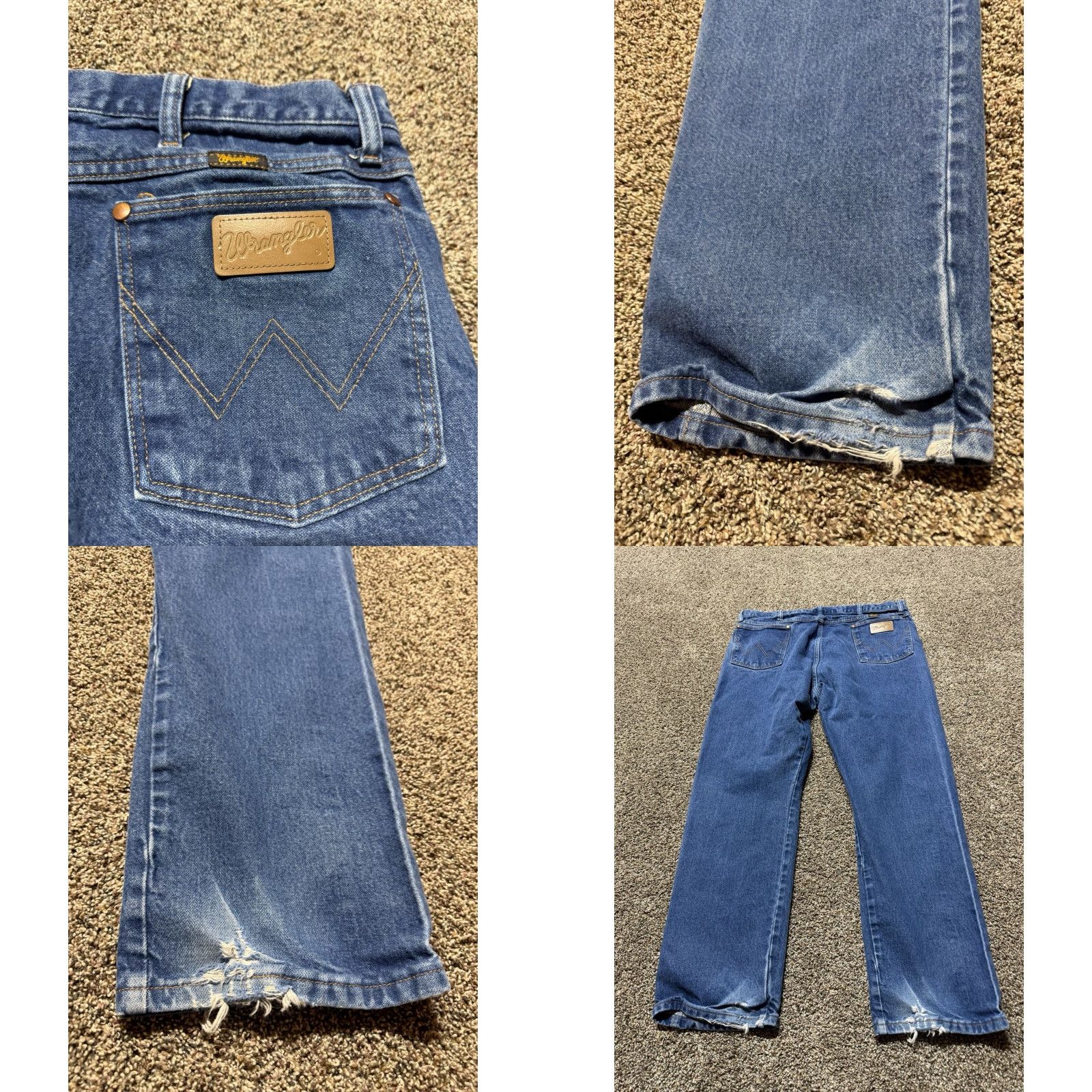 Wrangler Wrangler 13MWZ Jeans Men 42 Blue Denim 42X32 Cowboy Bootcut Wrangler Cowboy Cut 5-Pocket Design Regular Size Type Pants Mens Jeans Blue Cowboy, 13MWZ Size US 42 / EU 58 - 9 Thumbnail