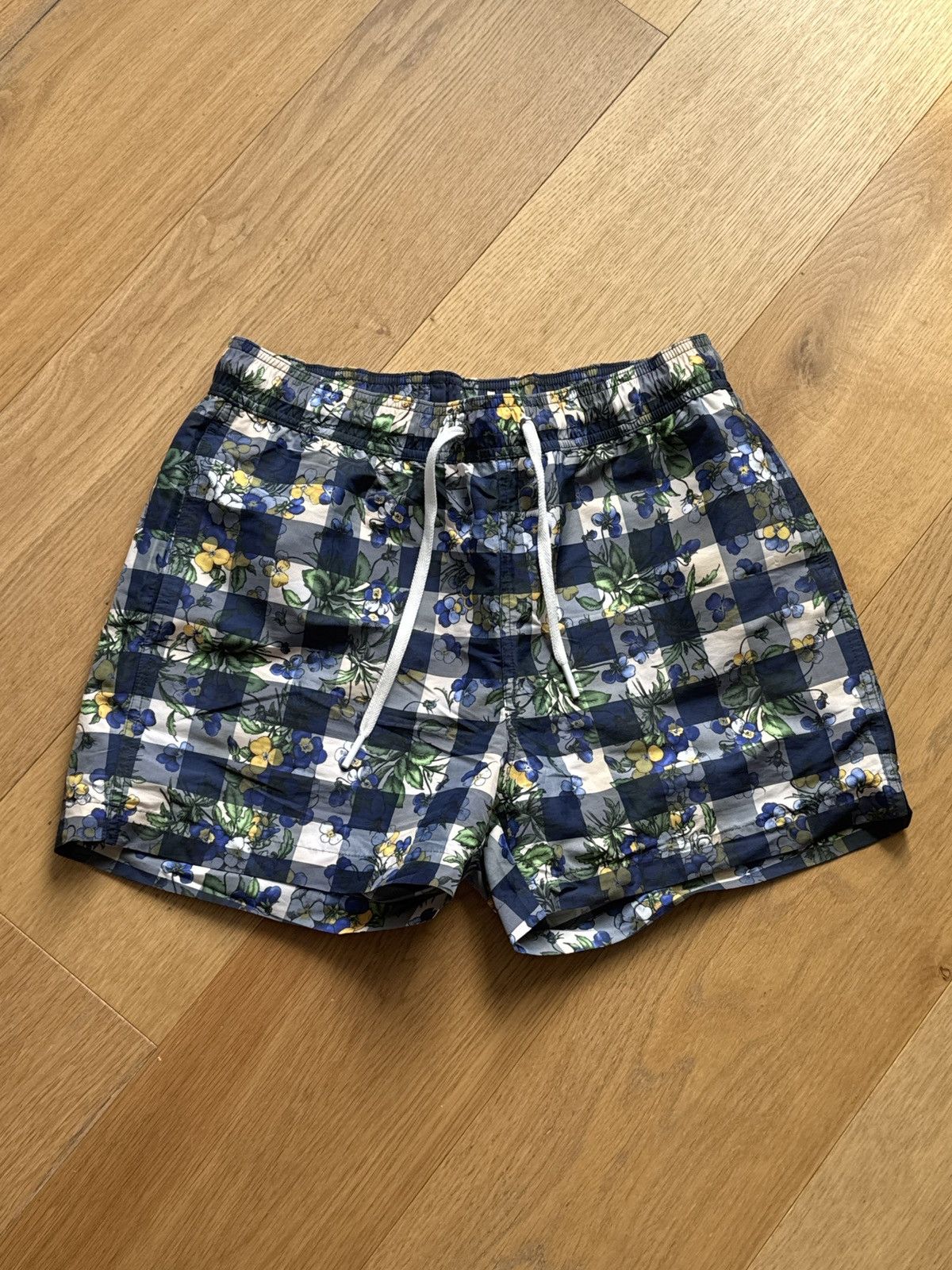 Onia Gingham floral swim suit Size US 30 / EU 46 - 1 Thumbnail