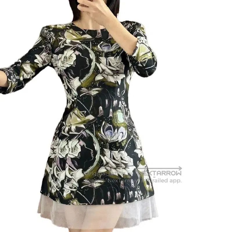 Dior Dior Floral Bodycon Dress for Women . Size XS / US 0-2 / IT 36-38 - 1 Thumbnail