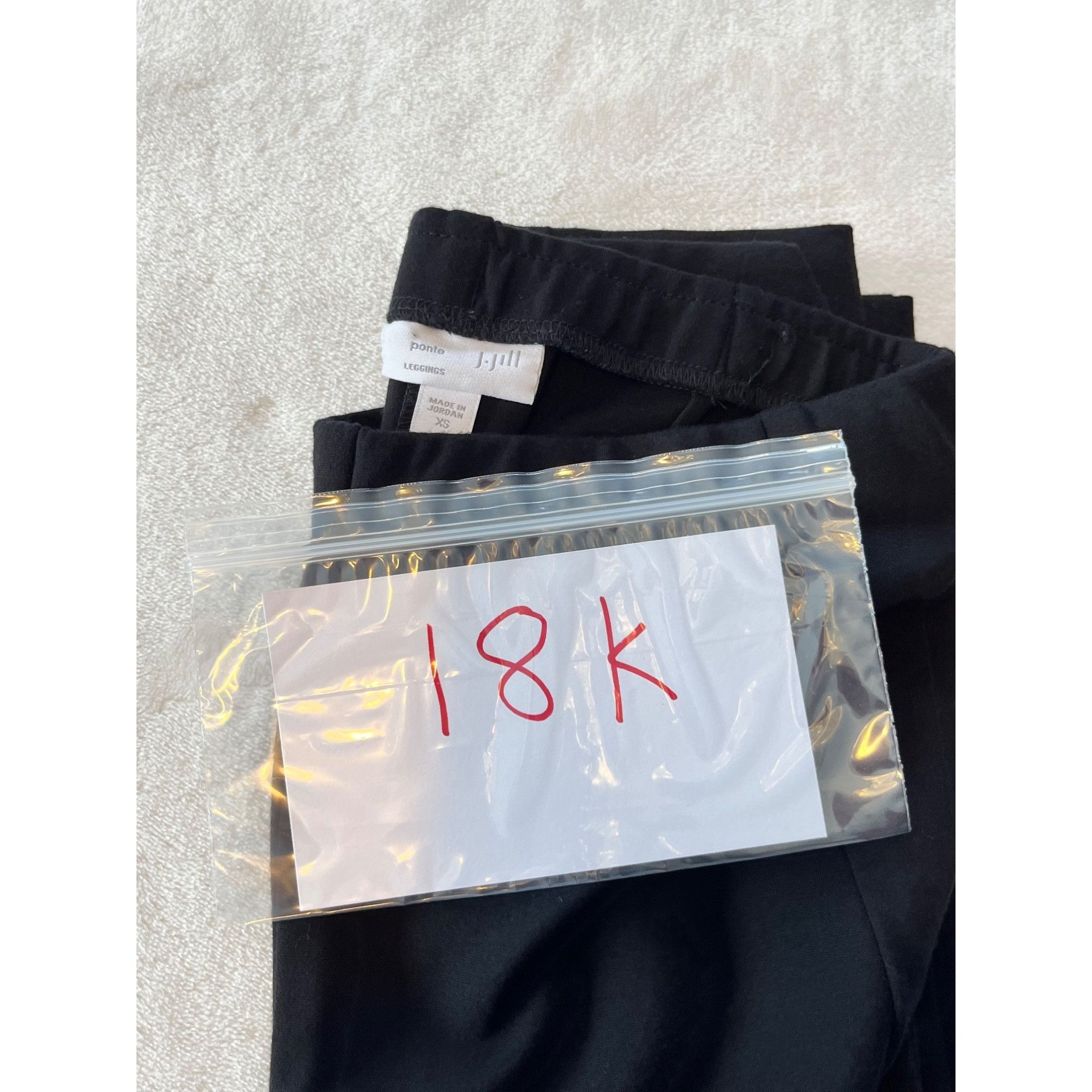 J. Jill J.Jill Womens Black Ponte Leggings XS Viscose/Nylon/Spandex Size 27" / US 4 / IT 40 - 6 Thumbnail