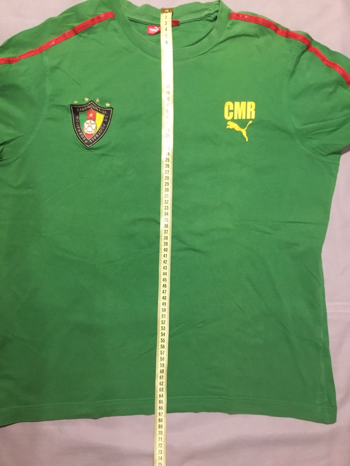 Puma Puma Vintage Cameroon Lions Football Soccer Jersey Shirt XL Size US XL / EU 56 / 4 - 6 Thumbnail