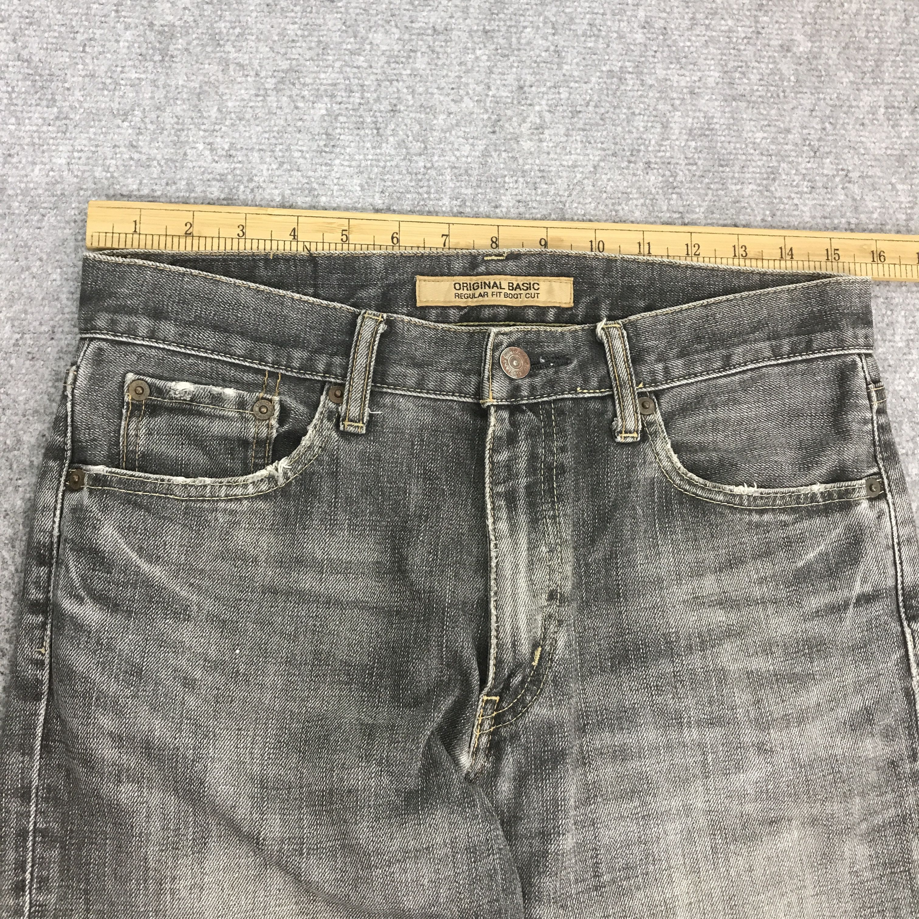 Japanese Brand FLARE JAPANESE UNIQLO BOOTCUT DENIM PANTS K54B11 Size US 30 / EU 46 - 7 Thumbnail