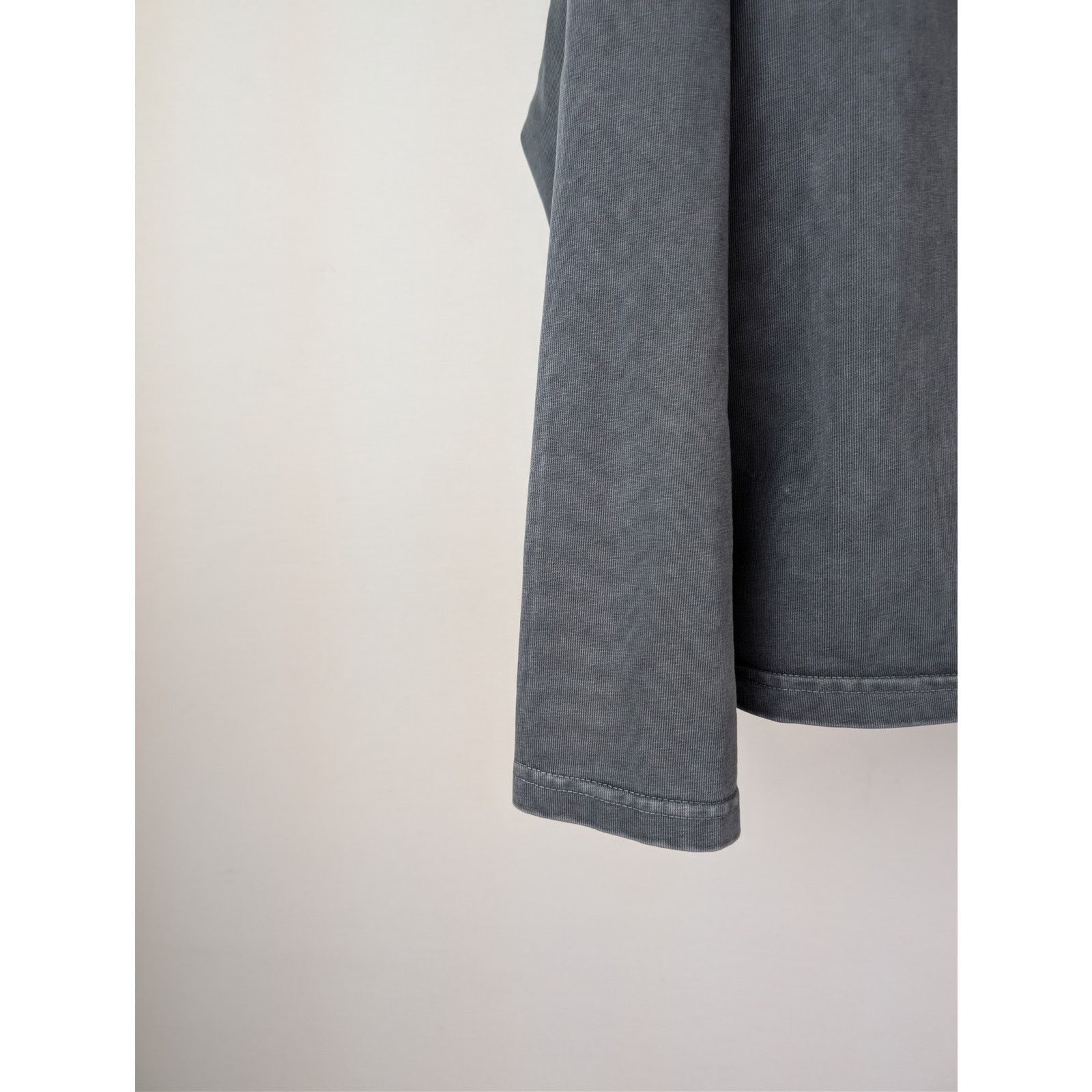Bottega Veneta o1rshd1 Washed Out Japanese Jersey Polo Shirt in Grey XL Size US XL / EU 56 / 4 - 6 Thumbnail