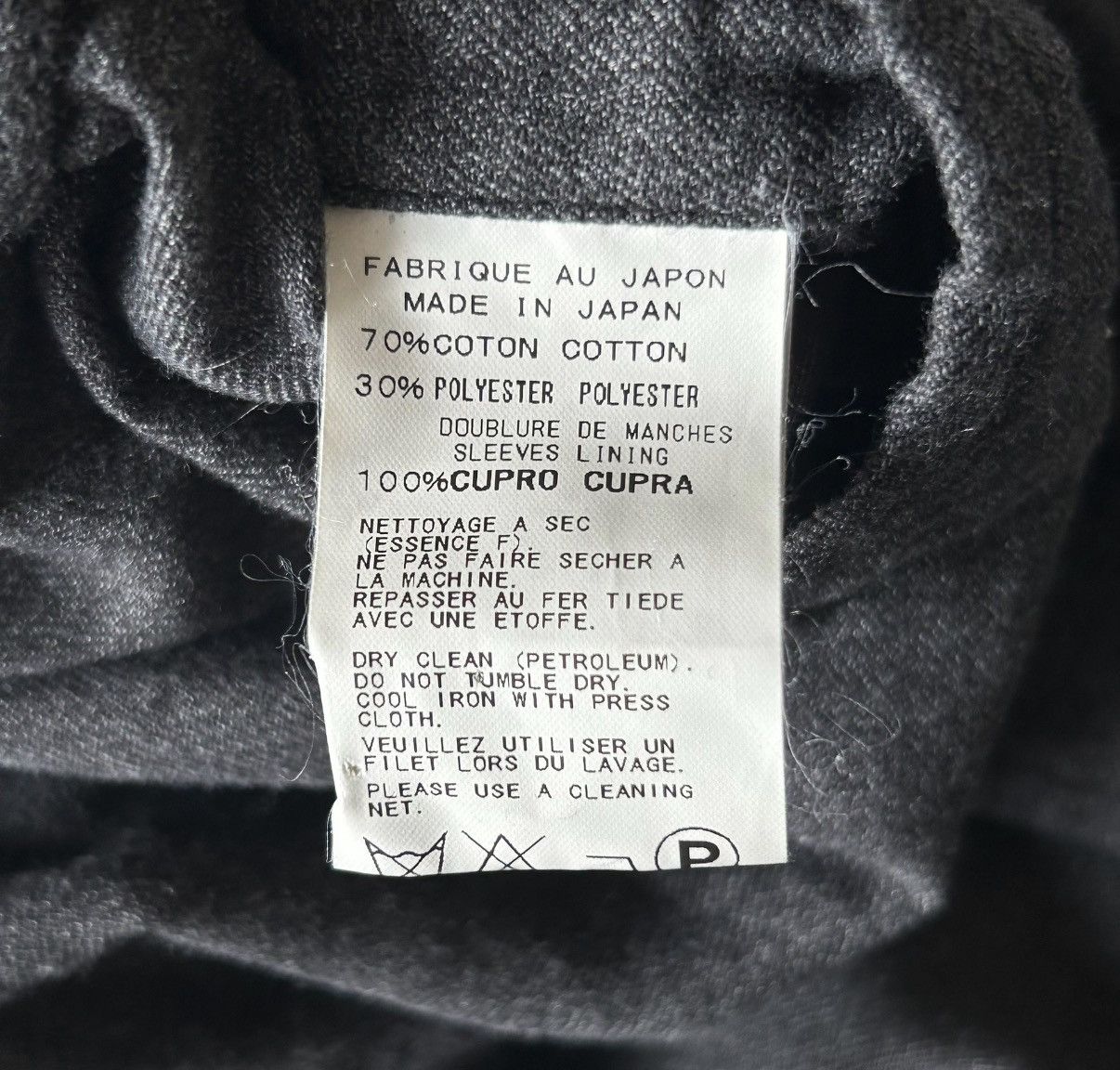 Yohji Yamamoto Yohji Yamamoto 12AW Asymmetric Back Vent Gray Blazer K4 Size US S / EU 44-46 / 1 - 7 Thumbnail