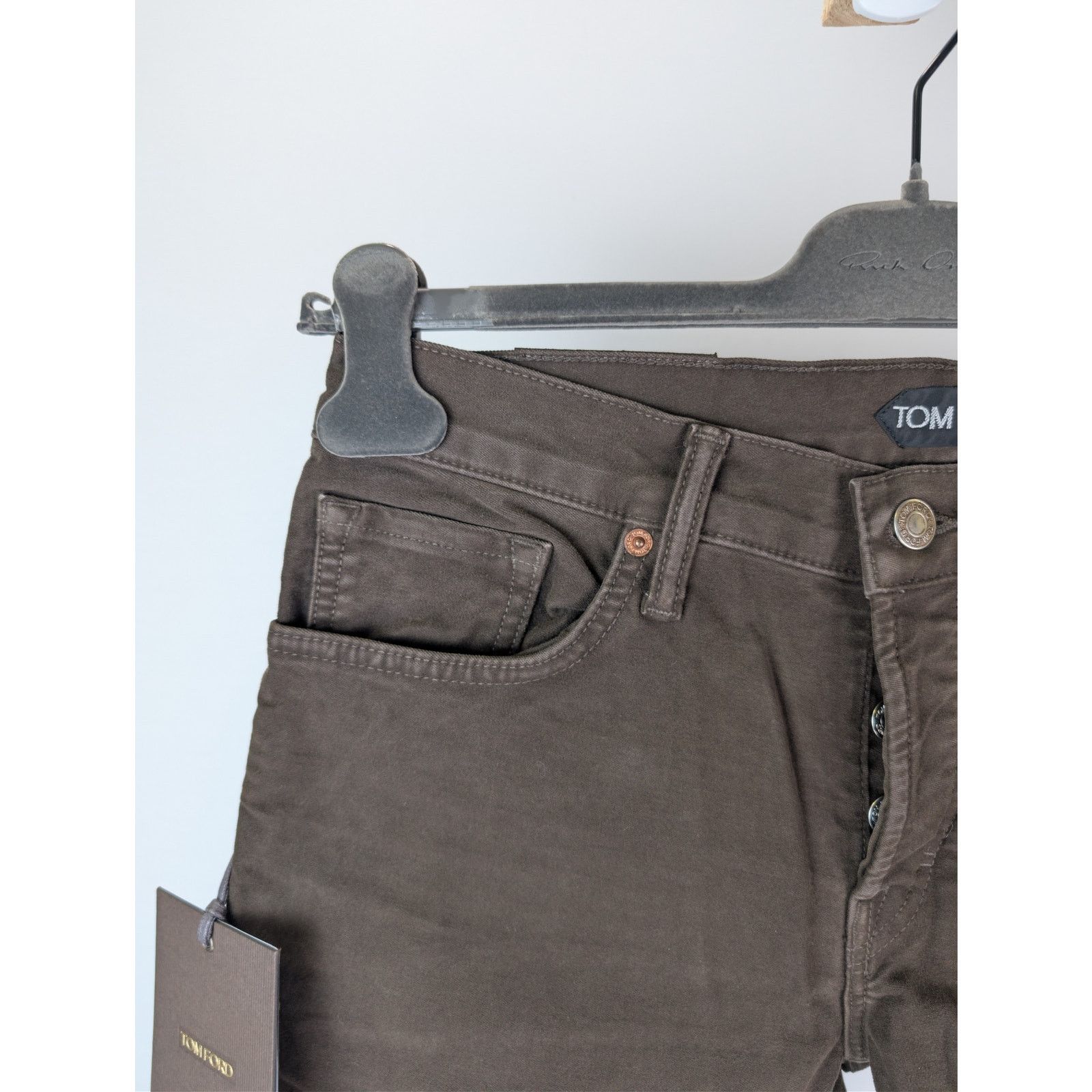 Tom Ford o1rshd1 Slim Fit Denim Jeans in Cafe Brown 30 Size US 30 / EU 46 - 5 Thumbnail