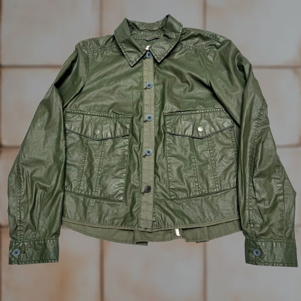 Anthropologie Hei Hei Anthropologie Women's Small Olive Utility Button Up Shirt Size S / US 4 / IT 40 - 1 Thumbnail