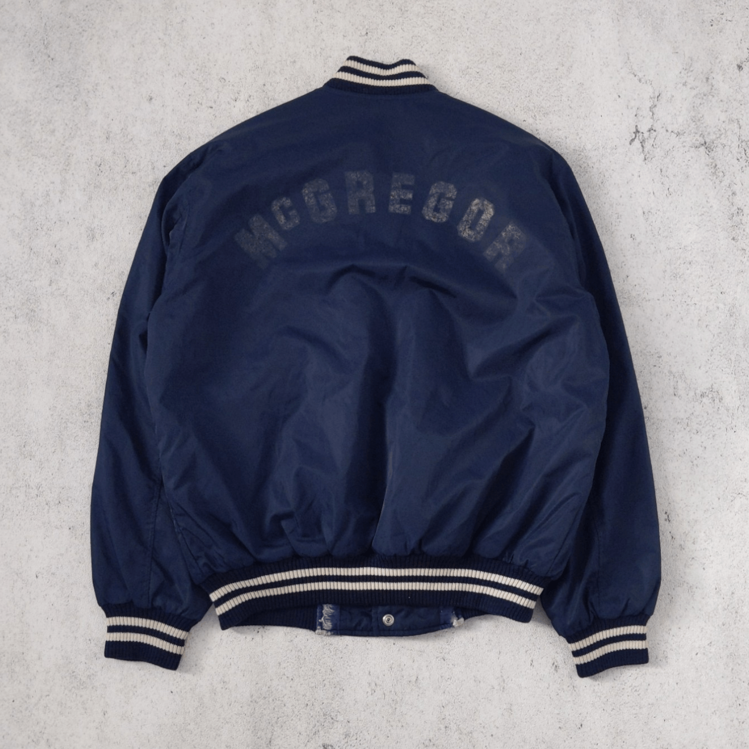 Japanese Brand × McGregor × Vintage Vintage SunFaded 90s McGregor Varsity Bomber Jacket Size US L / EU 52-54 / 3 - 2 Thumbnail