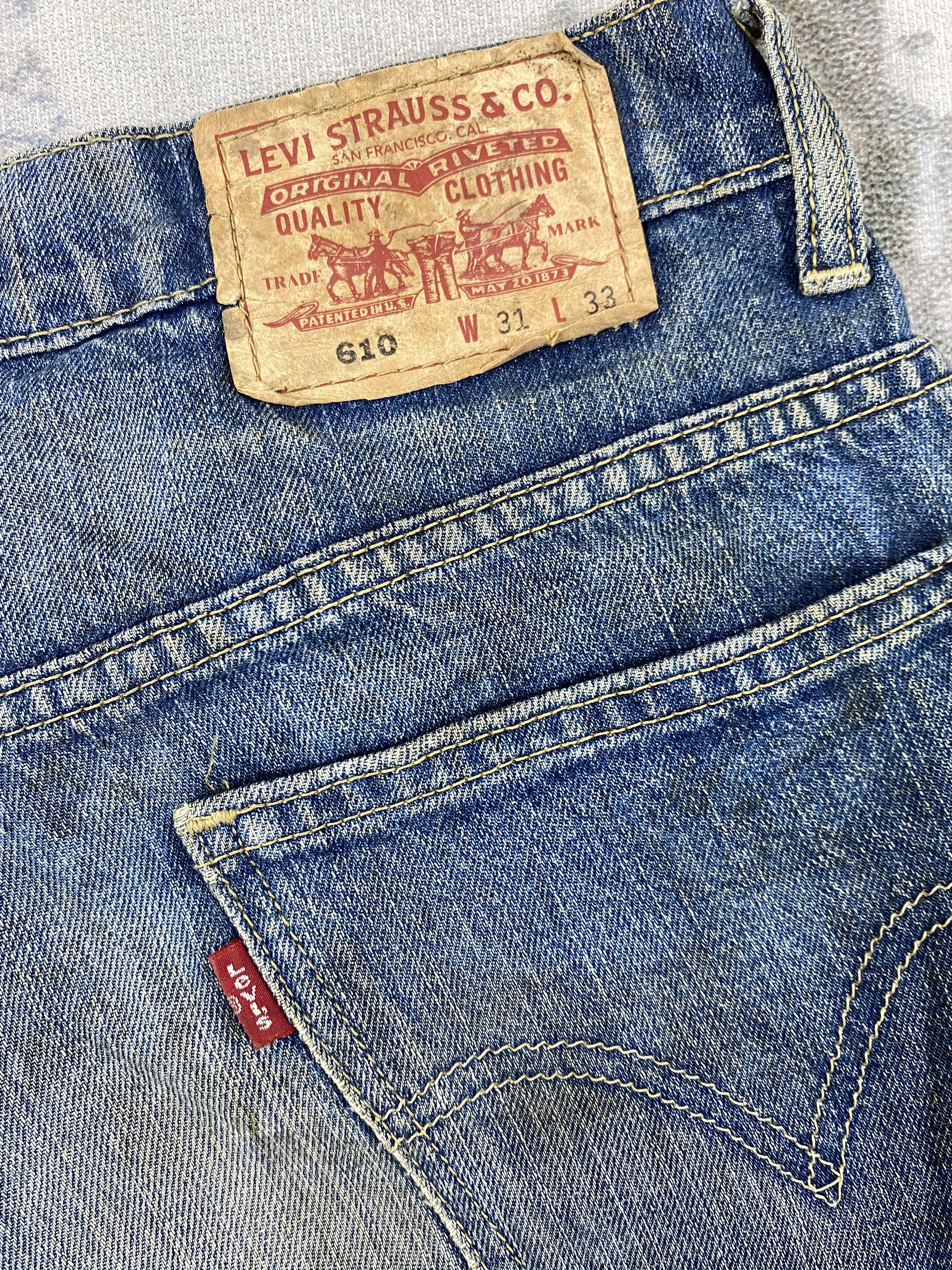 Levi's Dirty Blue Vintage Levi's 610 Jeans 31x29.5 Denim -JN1090 Size US 32 / EU 48 - 12 Thumbnail