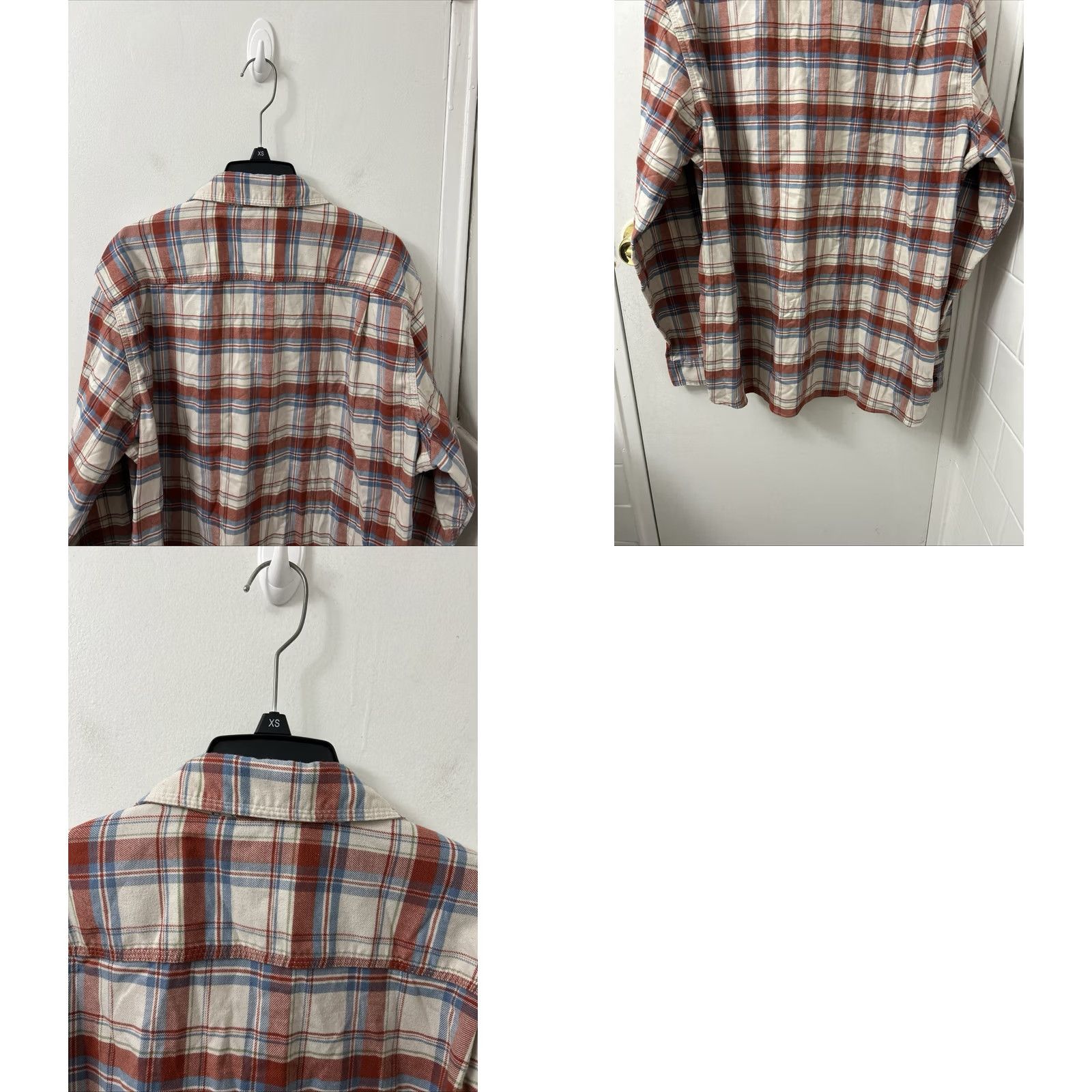 Vintage VINTAGE LL Bean Beanflex Flannel Shirt Mens L Red Traditional Fit Button Down Size US L / EU 52-54 / 3 - 8 Thumbnail