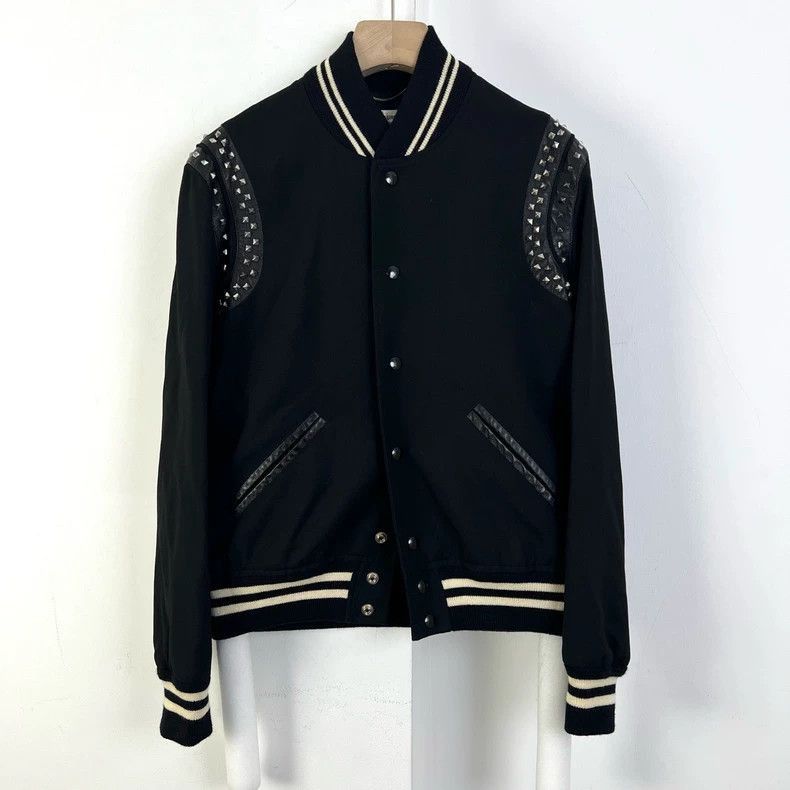 Saint Laurent Paris Saint Laurent Paris Riveted leather jacket-2506 Size US S / EU 44-46 / 1 - 1 Thumbnail