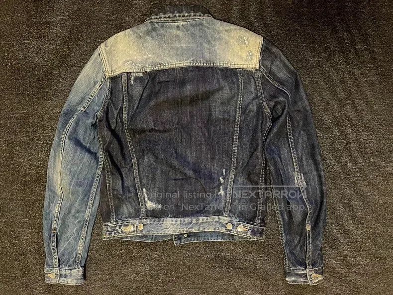 Dsquared2 DSquared2 Distressed Denim Jacket. Size US M / EU 48-50 / 2 - 3 Thumbnail