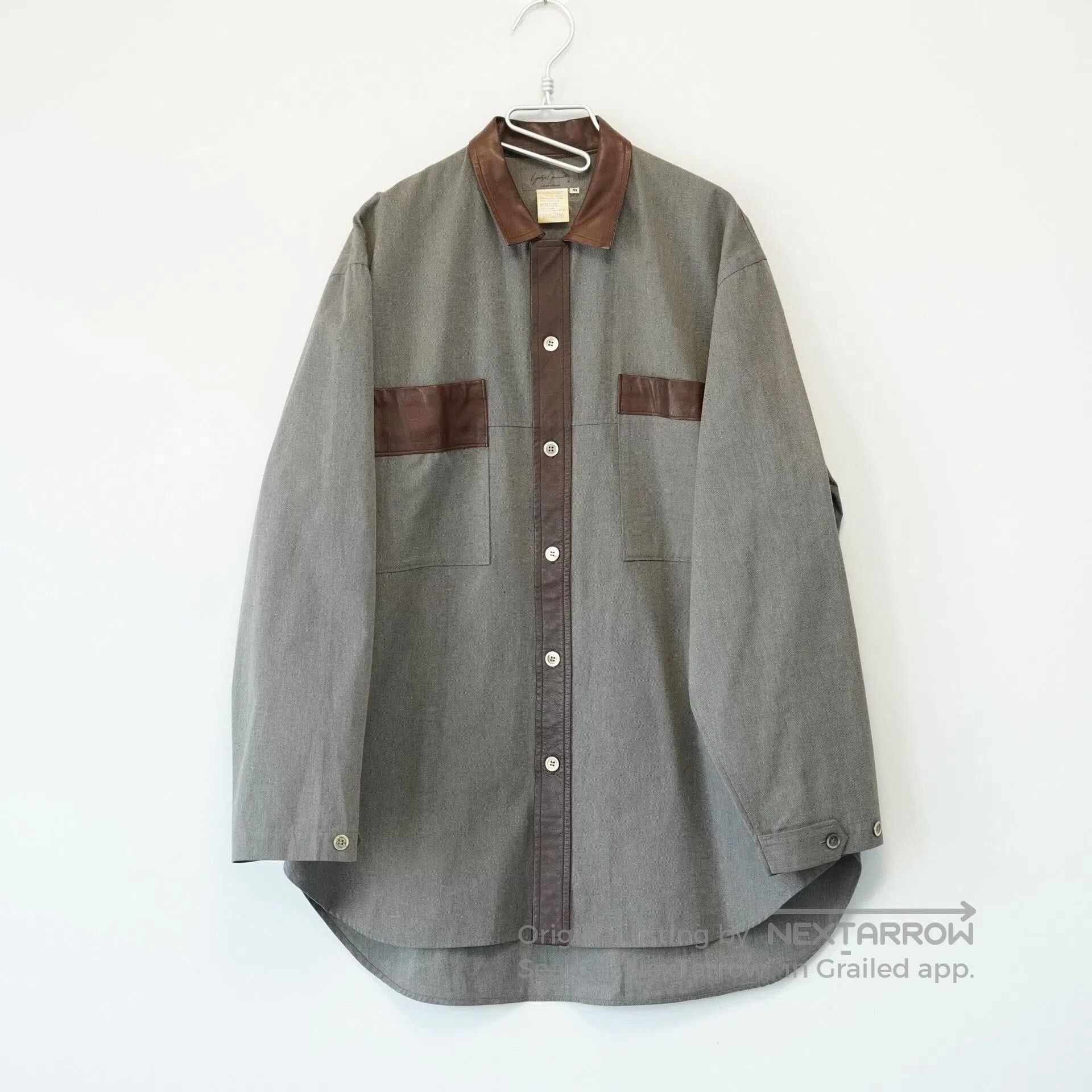 Yohji Yamamoto Yohji Yamamoto 90AW Cotton Shirt. Size US M / EU 48-50 / 2 - 1 Thumbnail