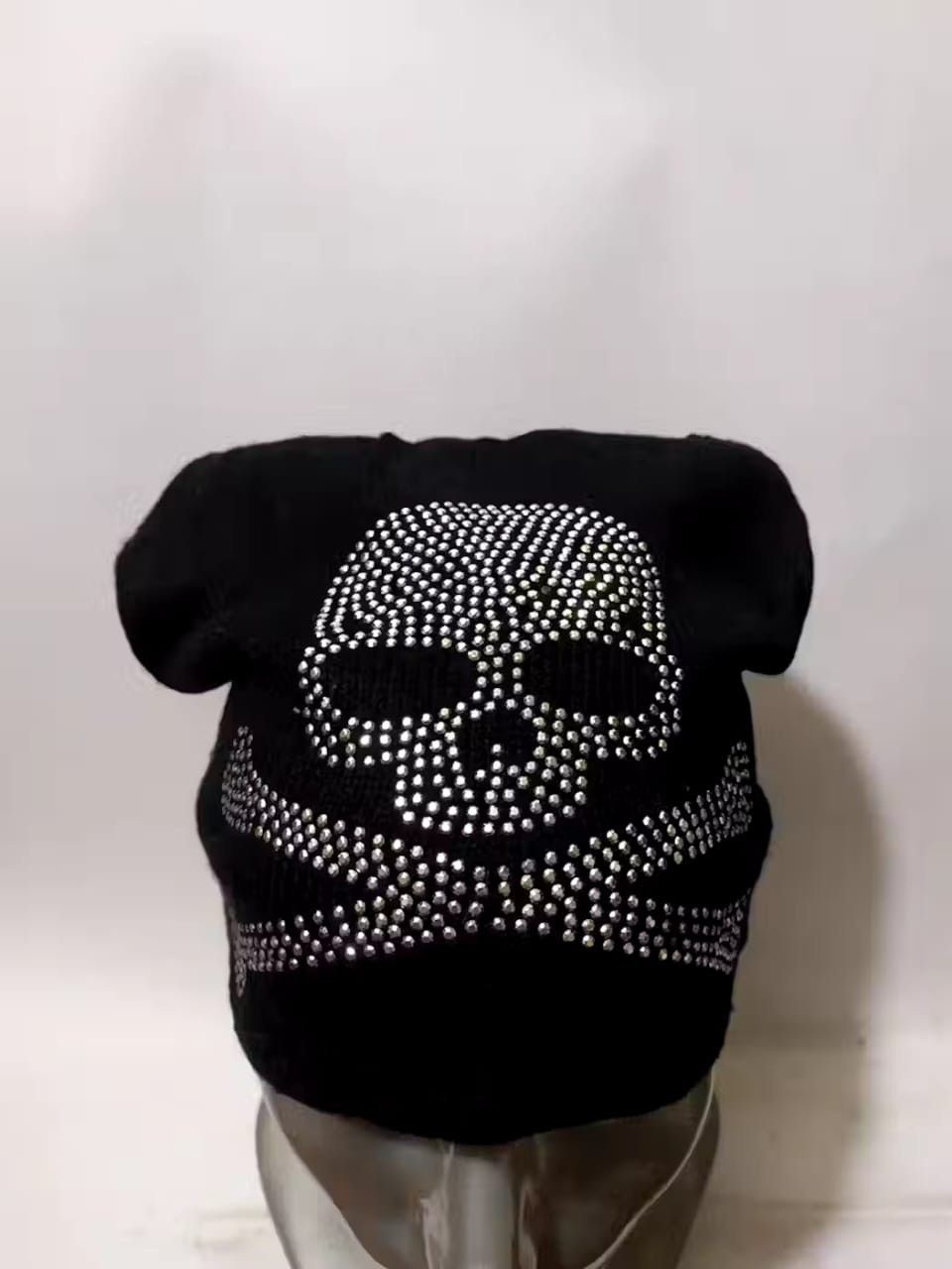 Japanese Brand S Ozawa & Co Skull Skeleton Punk Bondage Design Beanie hats Size ONE SIZE - 2 Thumbnail