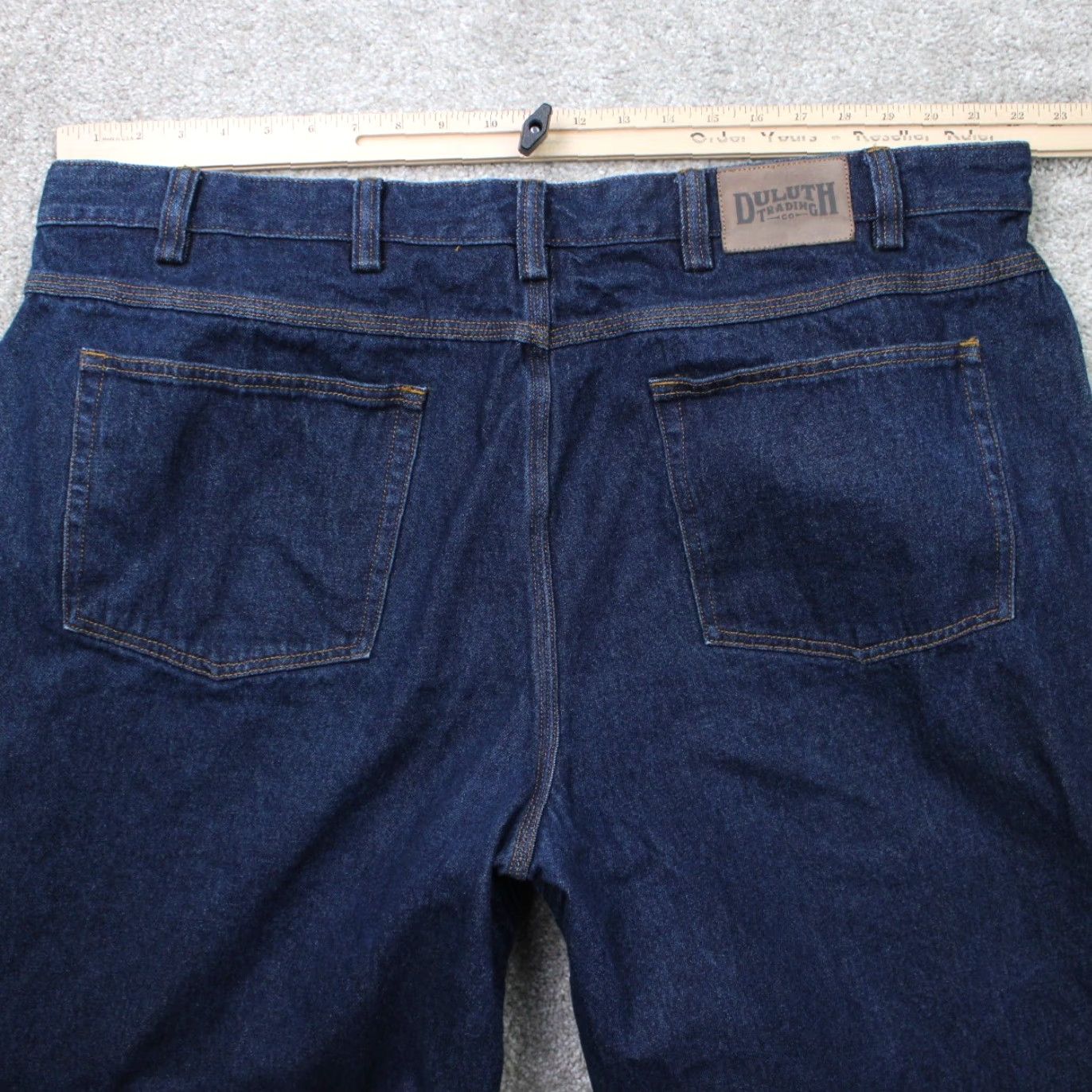 Vintage Duluth Mens Jeans 46x32 Blue Relaxed Straight 5-Pocket Denim Cotton Stretch Vintage No N/A Size US 30 / EU 46 - 6 Thumbnail