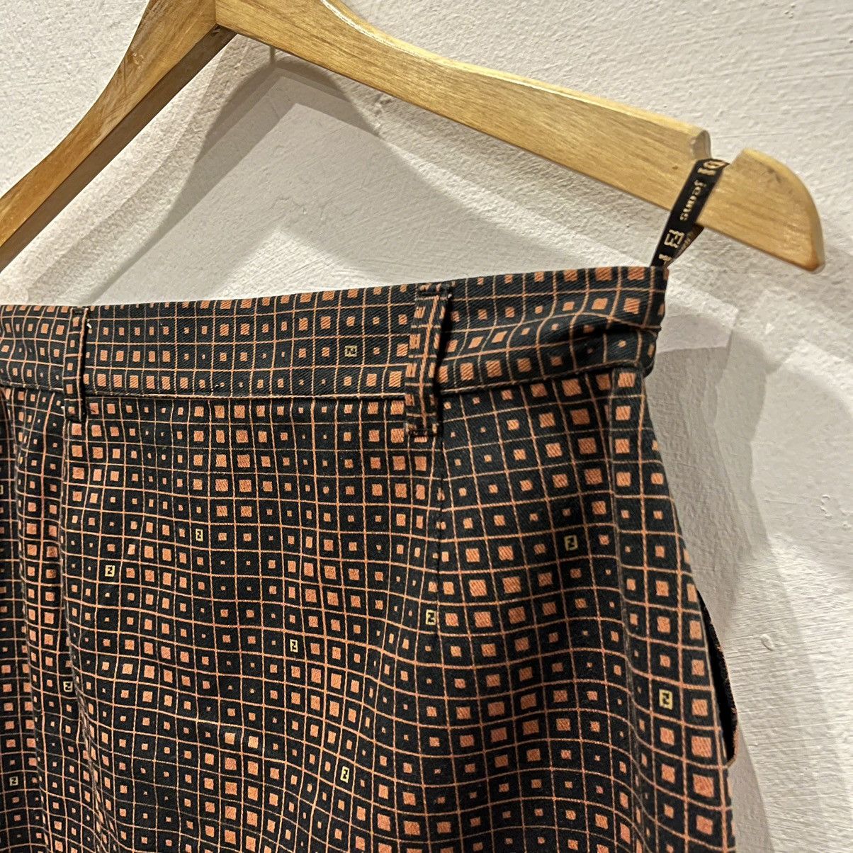 Fendi Vintage 90/Y2K Fendi Roma Mini Skirts Made In Italy Size 28" / US 6 / IT 42 - 4 Thumbnail