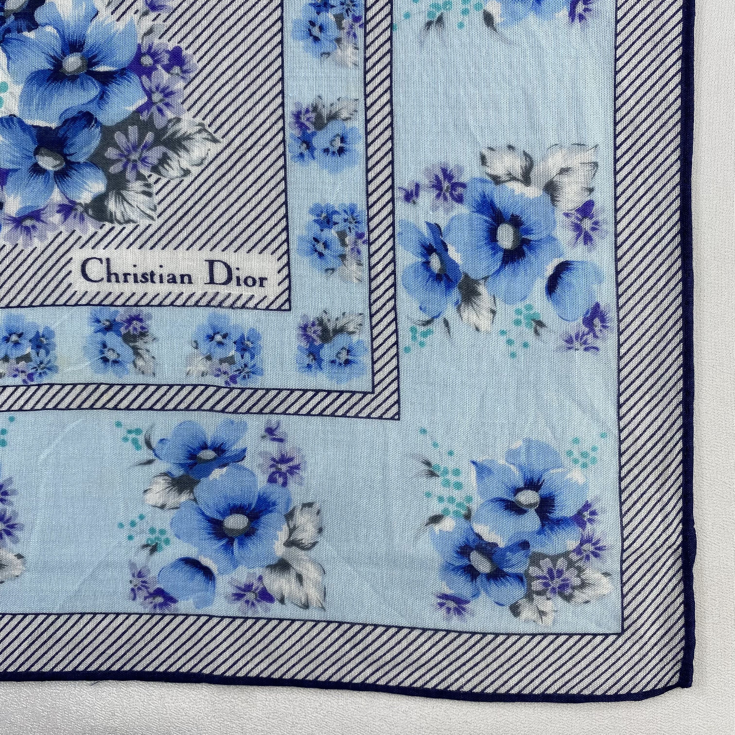 Vintage Christian Dior Monsieur Handkerchief / Neckerchief-P1322 Size ONE SIZE - 3 Thumbnail
