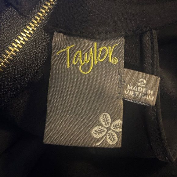 Other Taylor Black Halter Sheath Dress 2 Size XS / US 0-2 / IT 36-38 - 11 Thumbnail