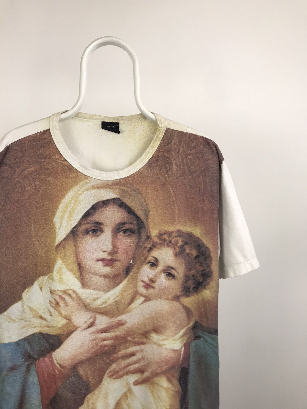 Vintage Vintage Religious Full Printed Big Logo Tee Size US M / EU 48-50 / 2 - 2 Thumbnail