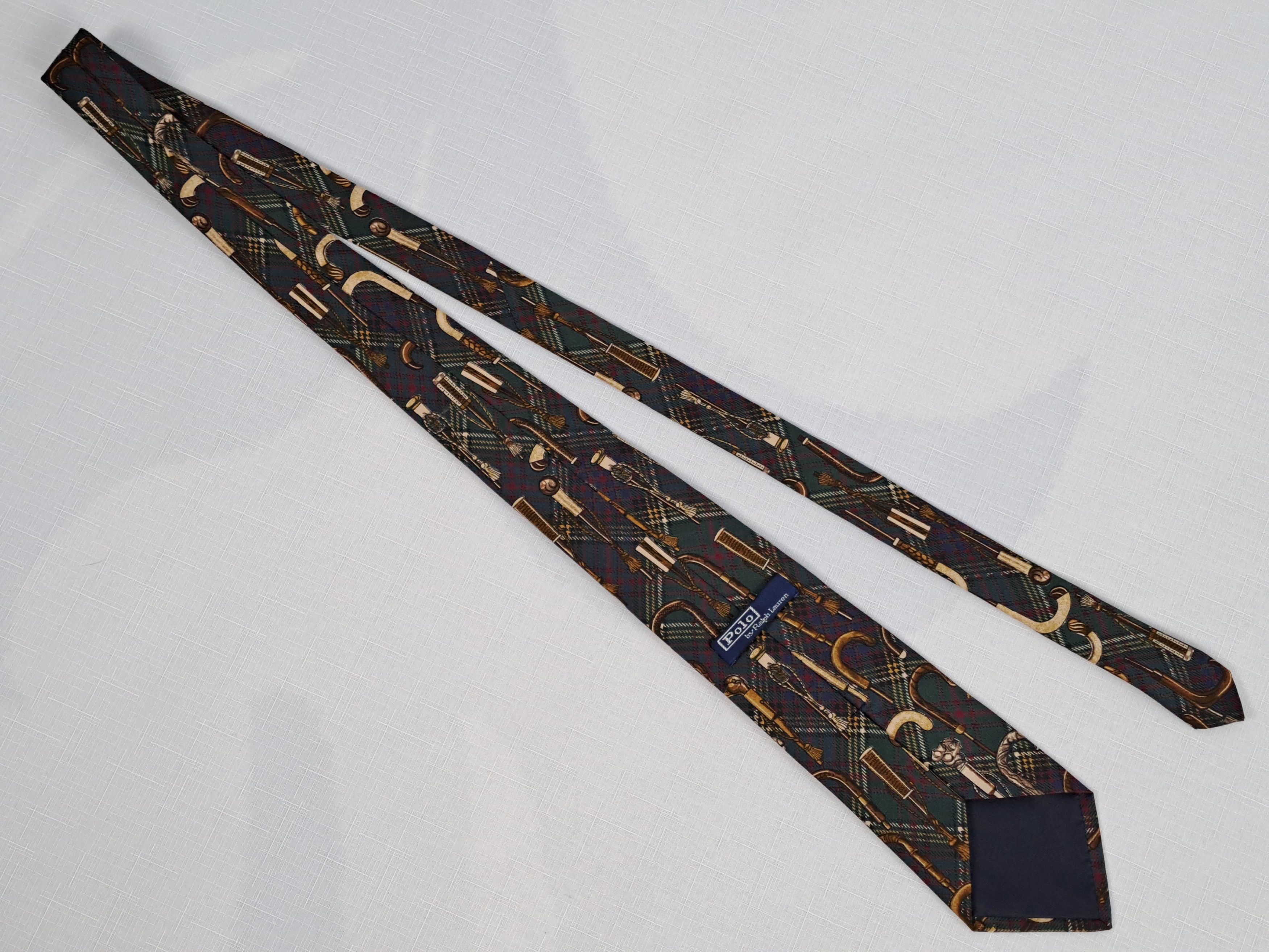 Polo Ralph Lauren Polo Ralph Lauren cane print silk tie. Size ONE SIZE - 6 Thumbnail