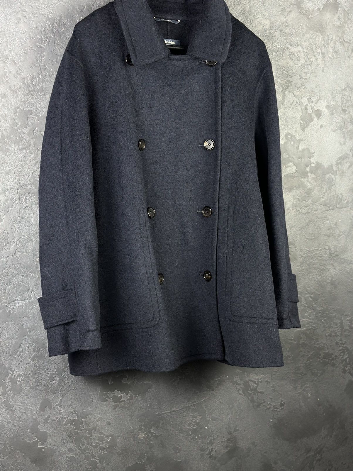 Max Mara Max Mara CUCITO A MANO Wool Coat Italy Size L / US 10 / IT 46 - 3 Thumbnail