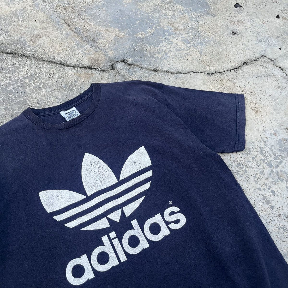 Adidas Adidas 90s Trefoil Nice Big Logo Mirror Print Out Design Size US XL / EU 56 / 4 - 3 Thumbnail
