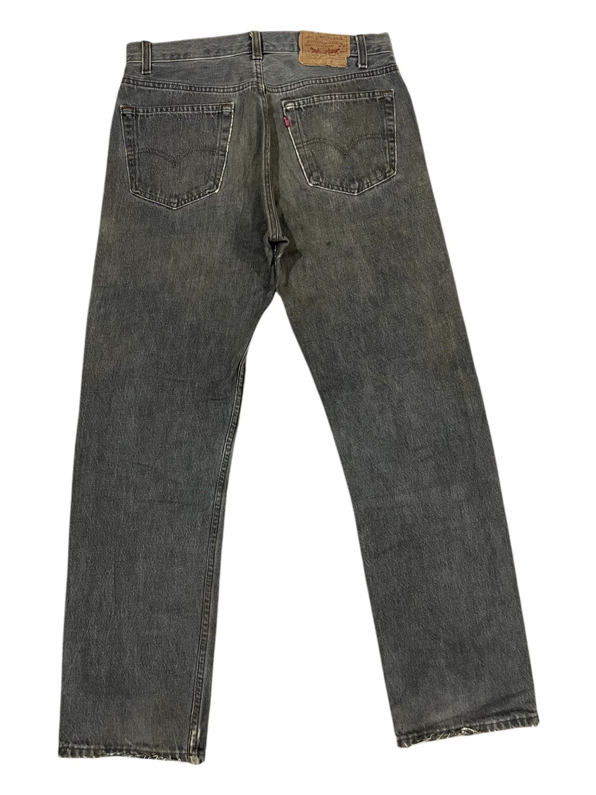 Levi's × Vintage Vintage Late 80s 501 Levis USA Sandy Black Denim Jeans Size US 31 - 1 Thumbnail