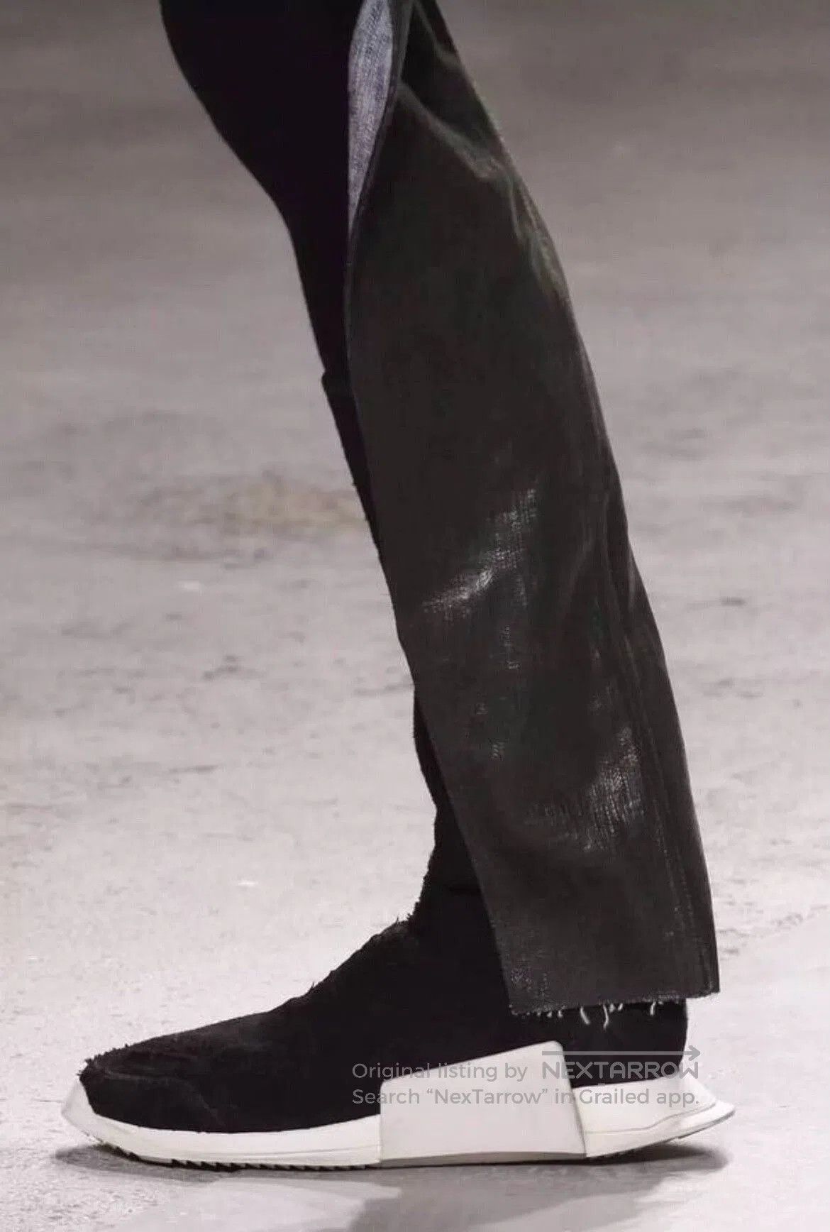 Rick Owens Rick Owens Glitter Suede High-Top Boots. Size US 11 / EU 44 - 9 Thumbnail
