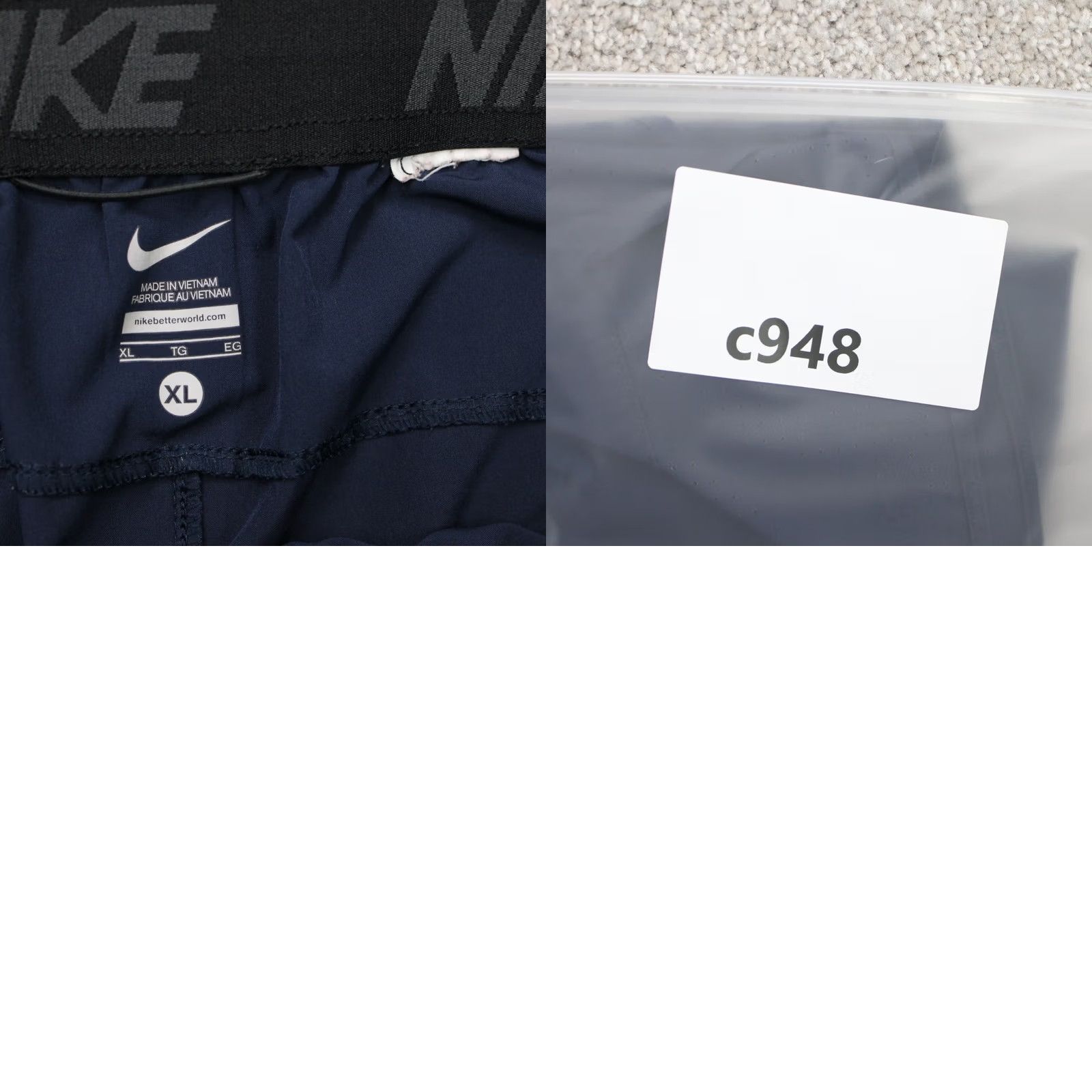 Nike Nike Mens XL Blue 9" Unlined Athletic Shorts Swoosh Workout Gym Athleisure Size US 36 / EU 52 - 8 Thumbnail
