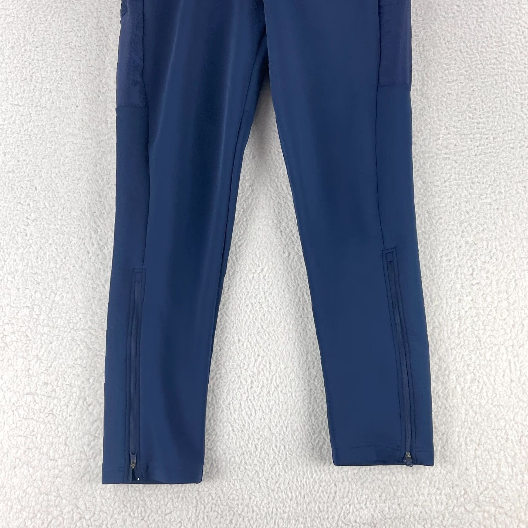 Jordan Brand Nike Jordan Training Game Pants Mens Medium Blue Pull On Drawstring Straight Leg Size US 31 - 3 Thumbnail