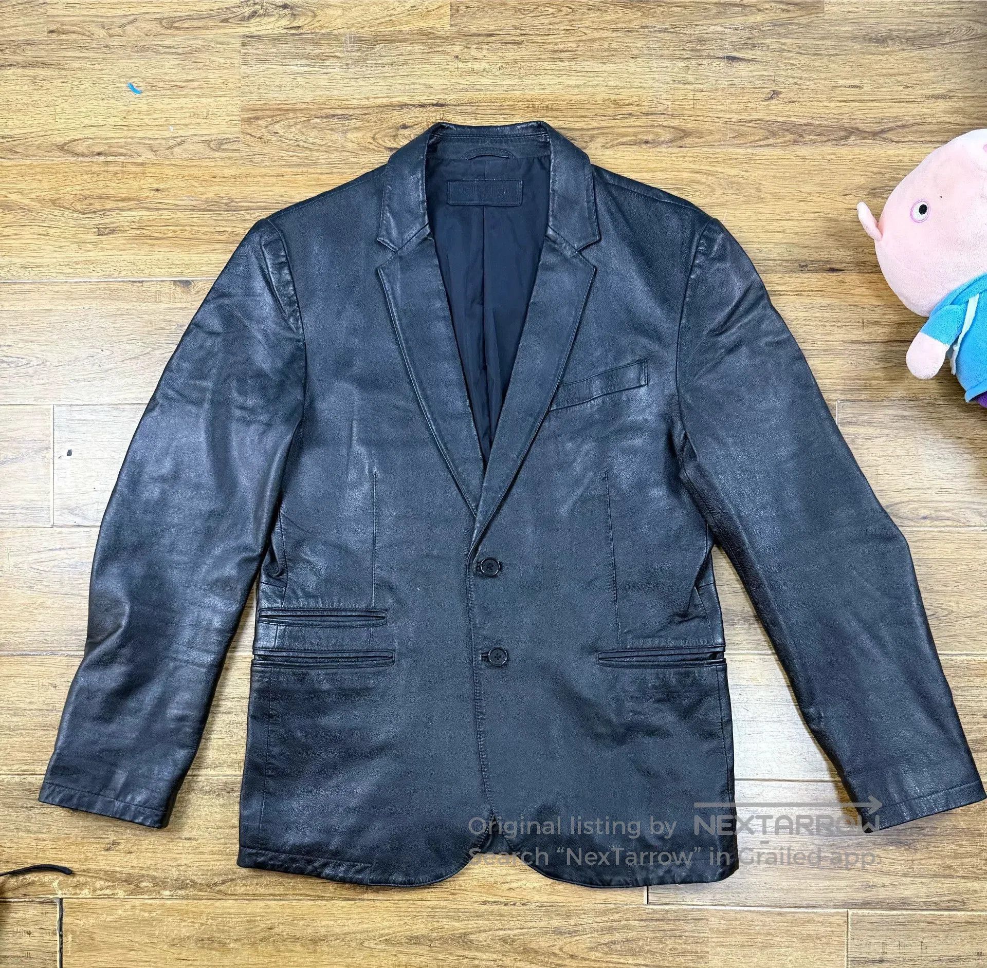 Neil Barrett Men's Leather Jacket by Neil Barrett. Size US M / EU 48-50 / 2 - 1 Thumbnail