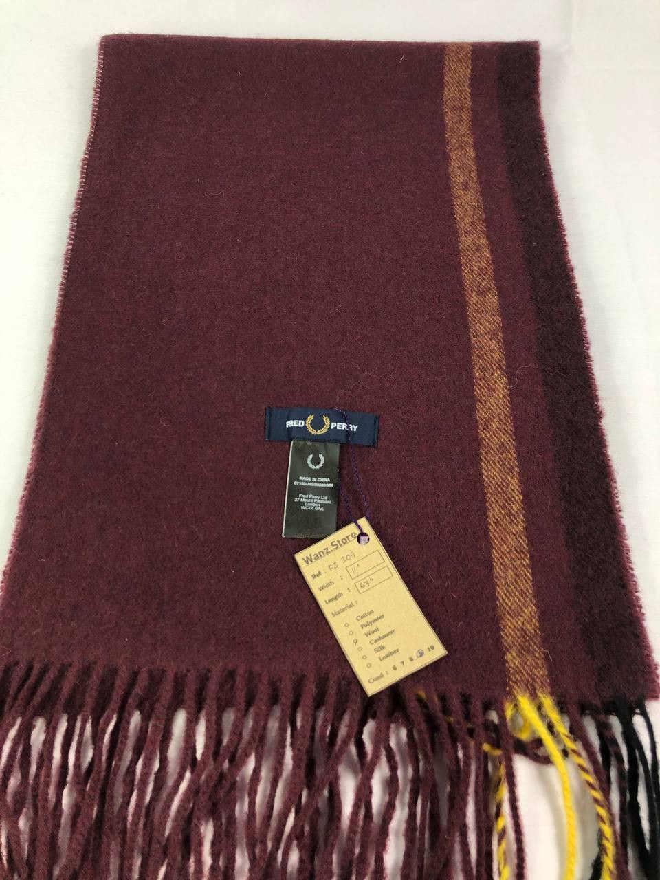 Fred Perry Fred Perry Scarf / Muffler / Neckwear FS309 Size ONE SIZE - 7 Thumbnail