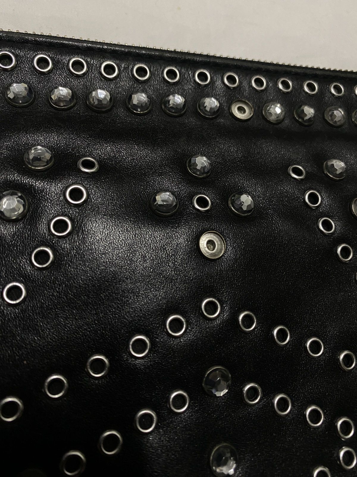 Prada Prada - Rhinestone Runway Piece - Calf Leather Clutch Bag Size ONE SIZE - 13 Thumbnail