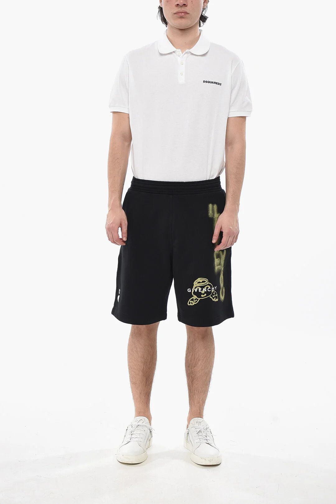Givenchy og1mm0326 Brushed Cotton Short in Black Size US 36 / EU 52 - 4 Thumbnail