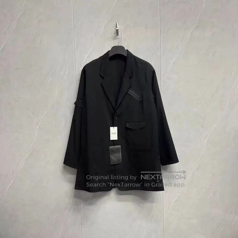 Yohji Yamamoto Yohji Yamamoto Wool Blazer Jacket. Size US XS / EU 42 / 0 - 1 Thumbnail