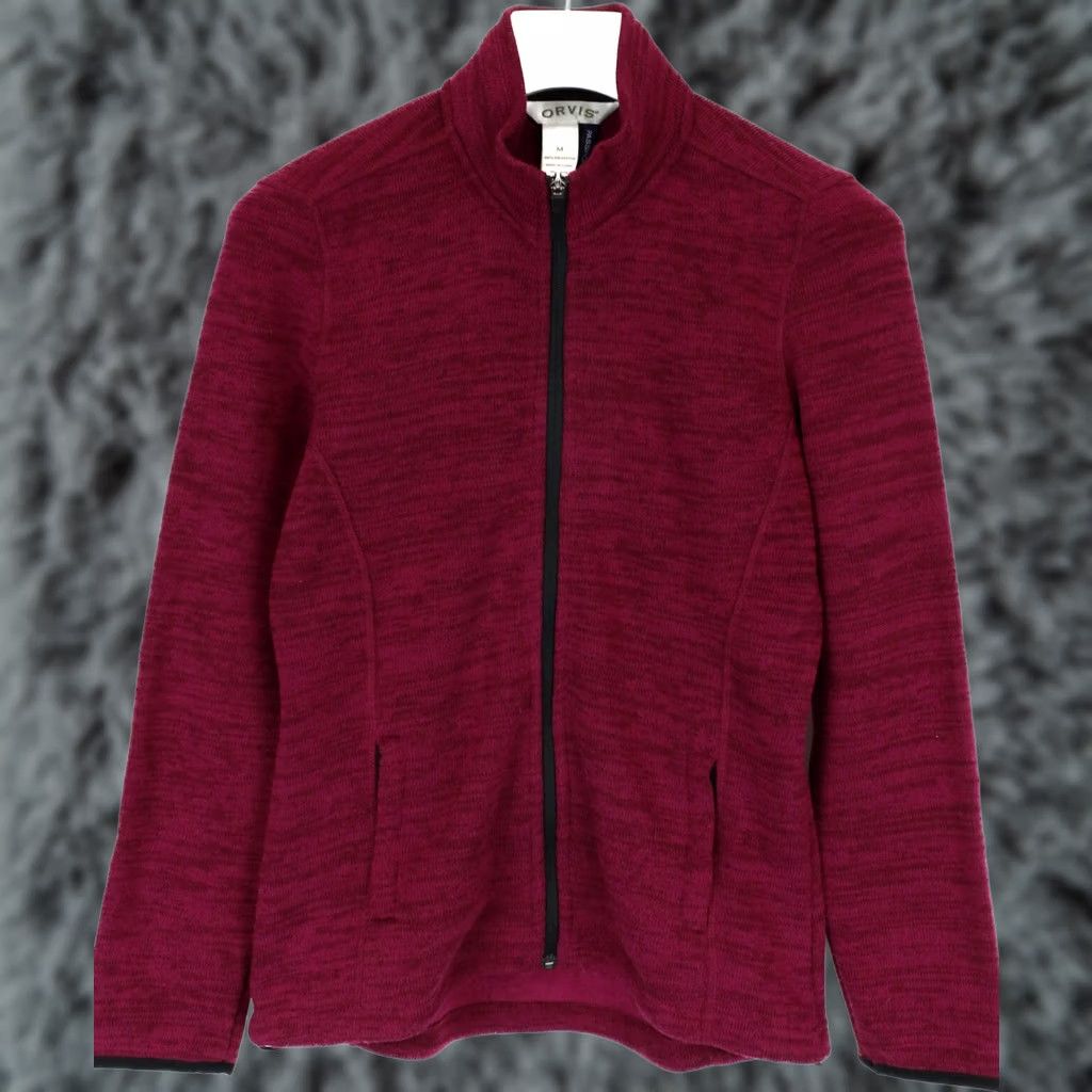 Orvis Orvis Sweatshirt Passport Full Zip Men's MEDIUM Purple Melange Pockets Soft Inner Size US M / EU 48-50 / 2 - 1 Thumbnail