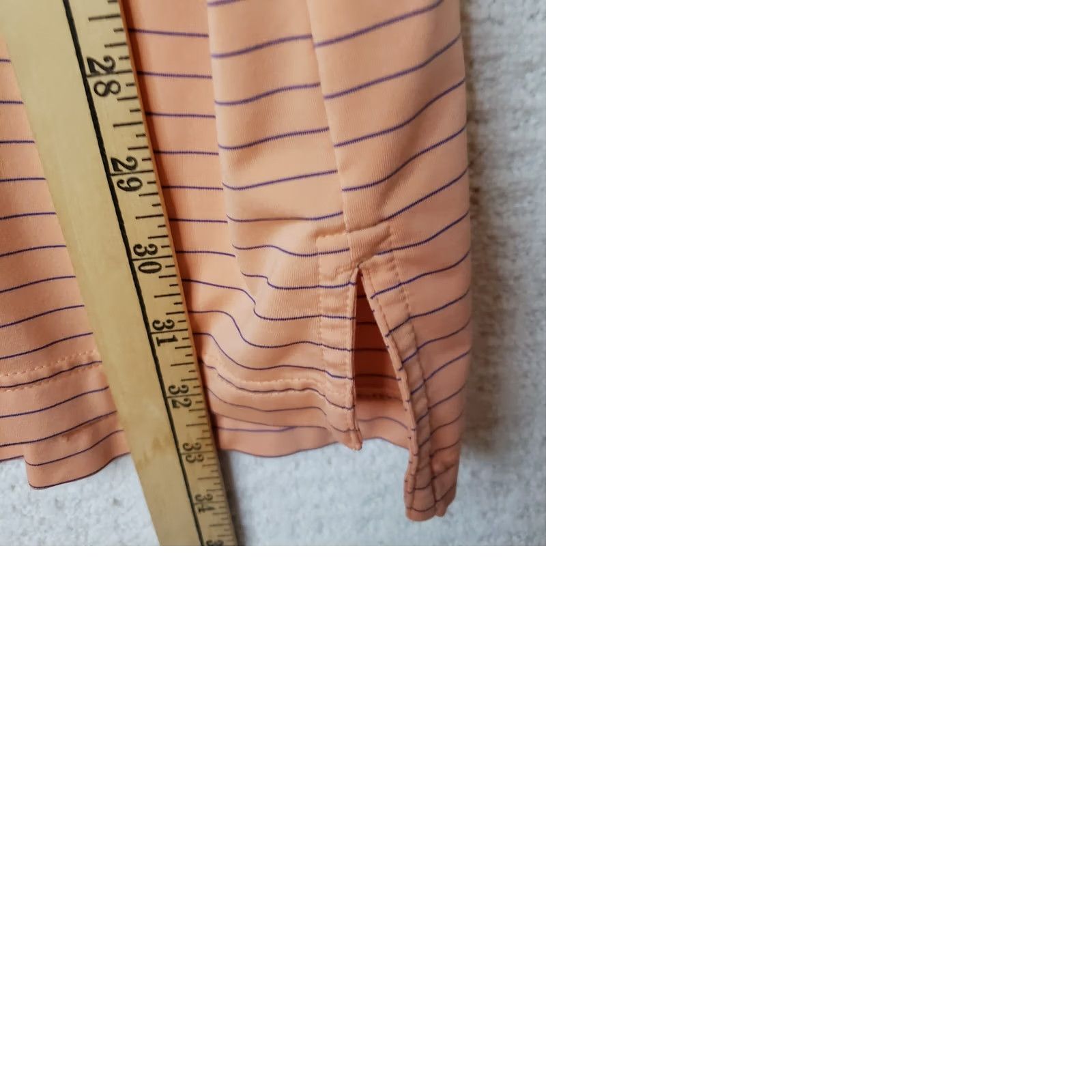 Peter Millar Peter Millar Summer Comfort Polo Shirt Mens L Striped Coral Golf Size US L / EU 52-54 / 3 - 9 Thumbnail