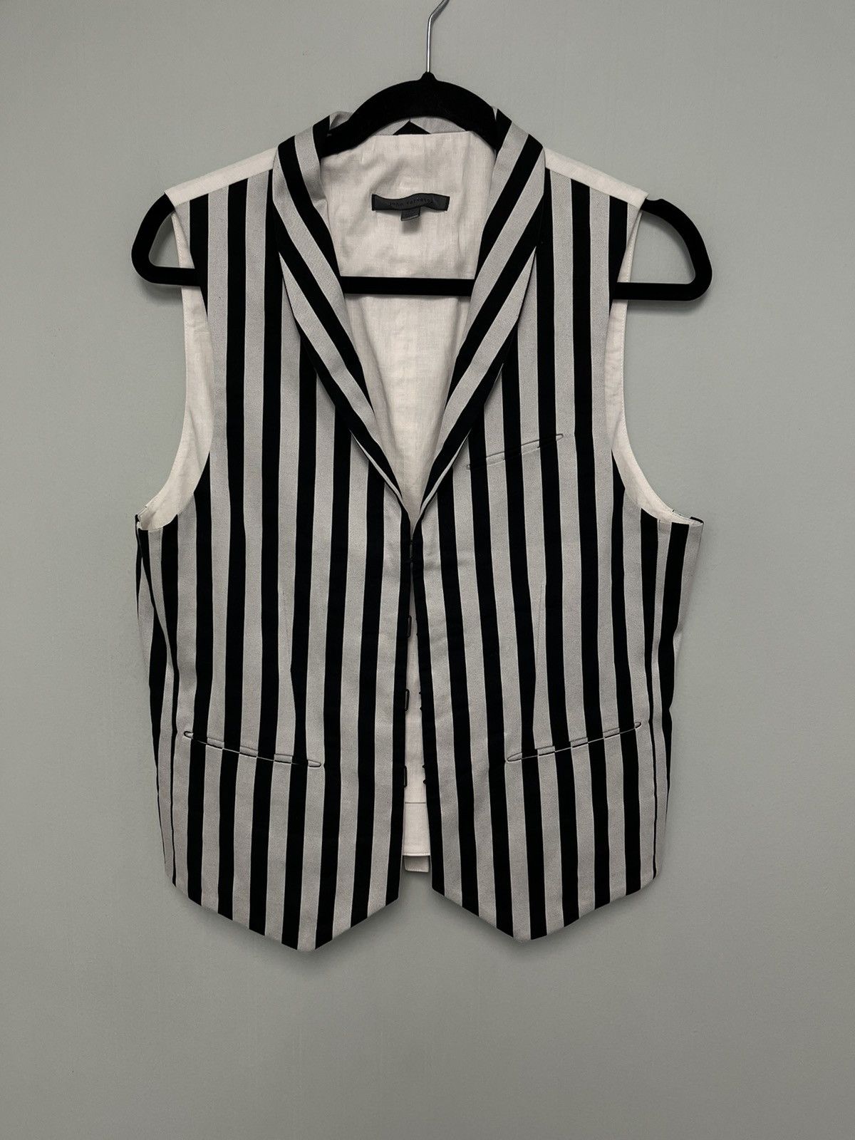 John Varvatos Cotton stripe vest. 48 Size US M / EU 48-50 / 2 - 8 Thumbnail