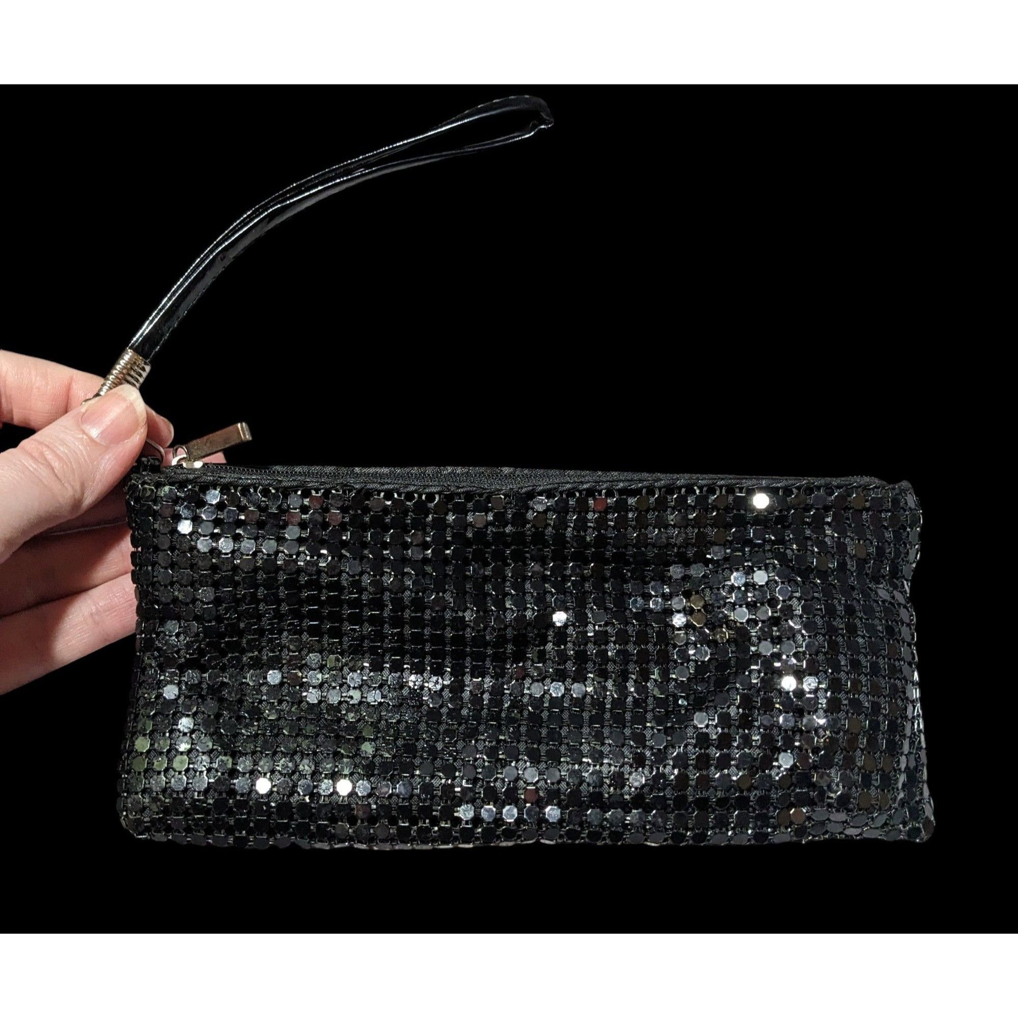Other Gothic Black Metal Chain Maille Mesh Clutch Size ONE SIZE - 1 Thumbnail