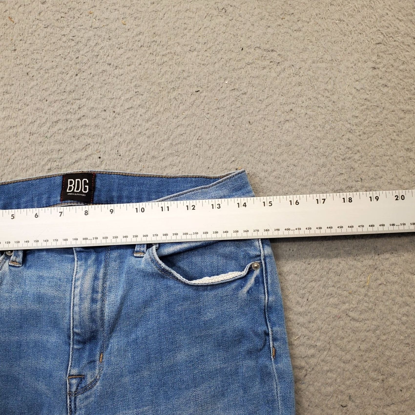 Urban Outfitters BDG Urban Outfitters Skinny Jeans Womens 29 Blue Denim Stretch Twig High Rise Jeans Size 29" - 6 Thumbnail