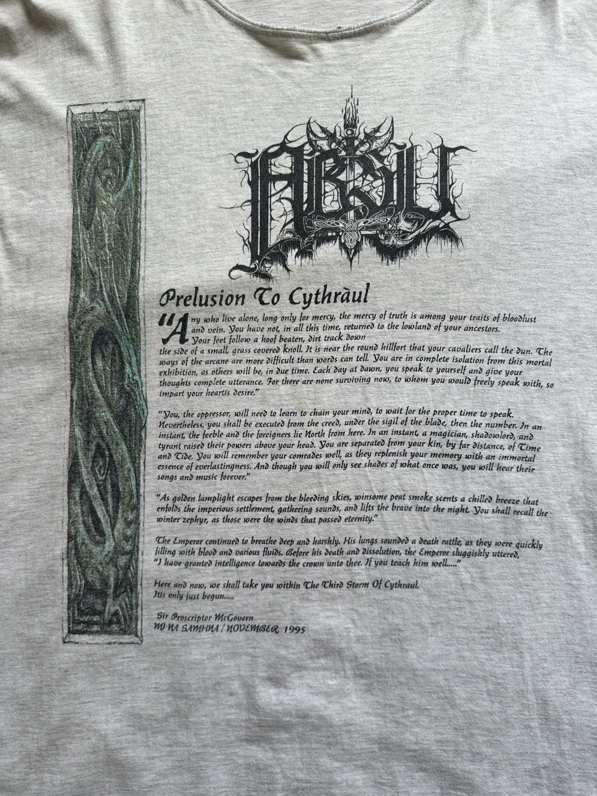 Band Tees Absu - Prelusion To Cythraul vintage Longsleeve 1995 Size US XL / EU 56 / 4 - 3 Thumbnail